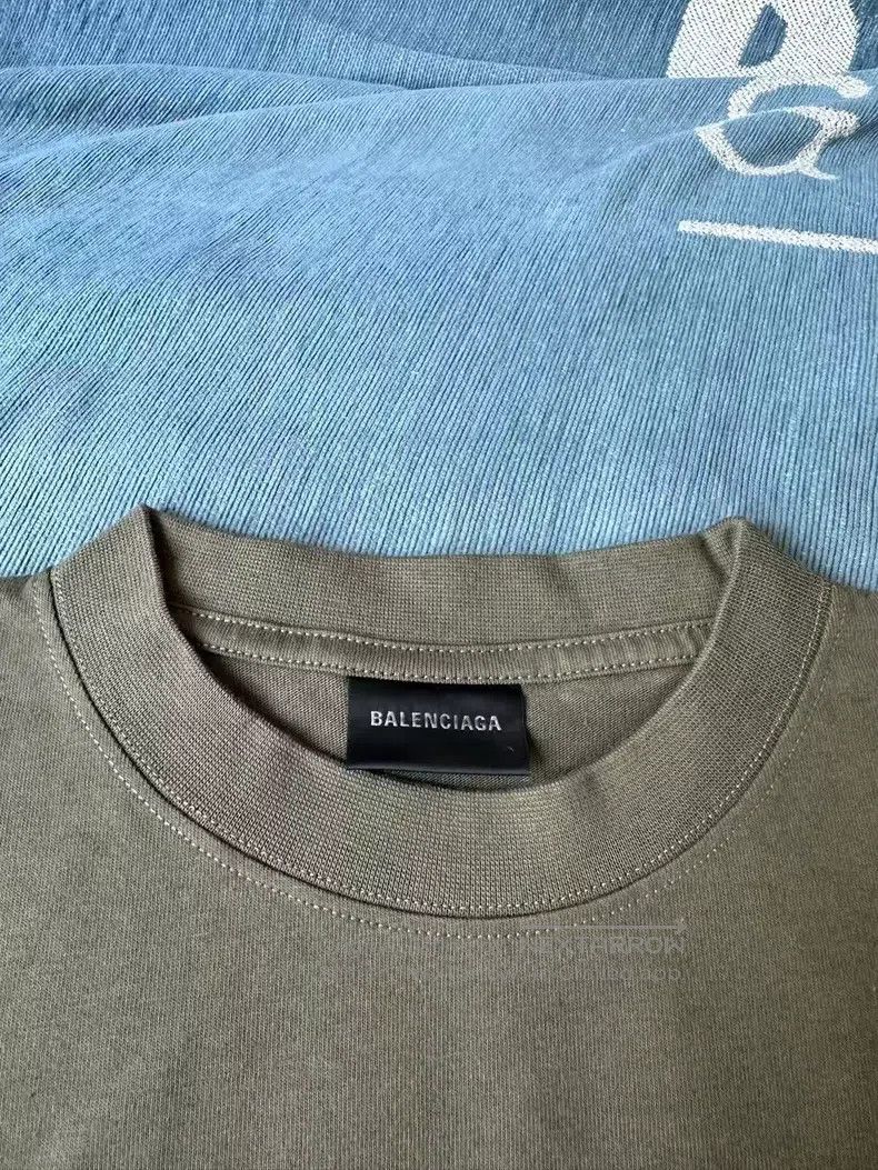 Balenciaga Balenciaga Sauerkraut Green Embroidered Coca-Cola Short Sl Size US M / EU 48-50 / 2 - 3 Thumbnail