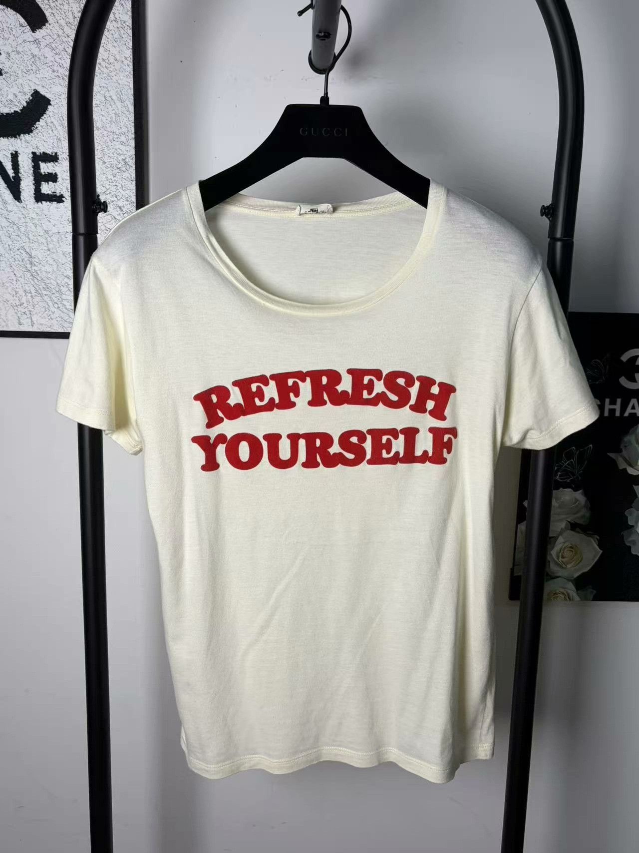Celine Celine White T-Shirt m Men Size US M / EU 48-50 / 2 - 1 Thumbnail