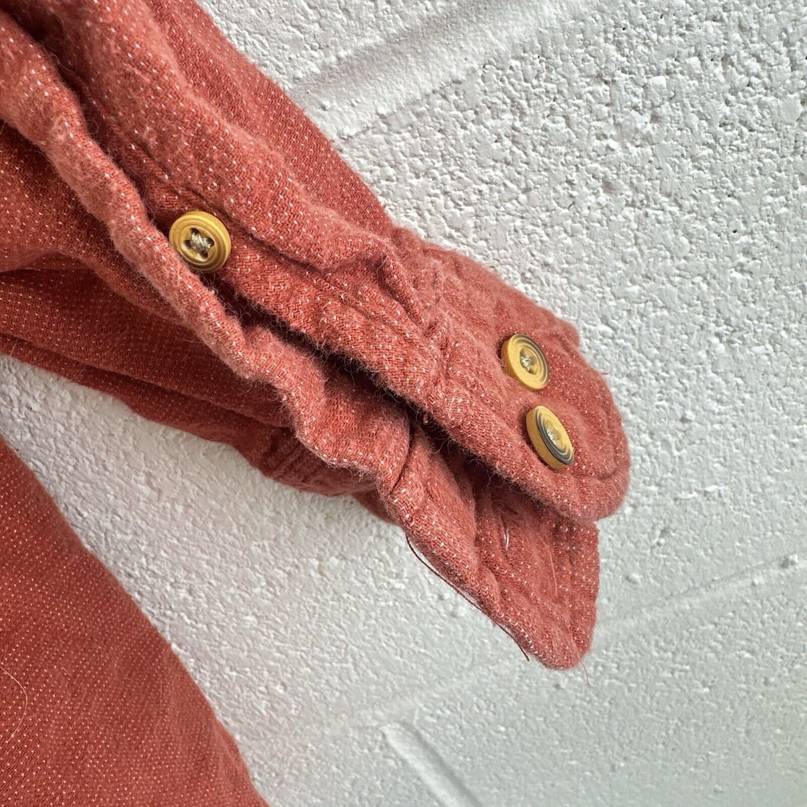 Koto KOTO Urban Outfitters Button Up Shirt Mens Size L, Brick Red Size US L / EU 52-54 / 3 - 7 Thumbnail