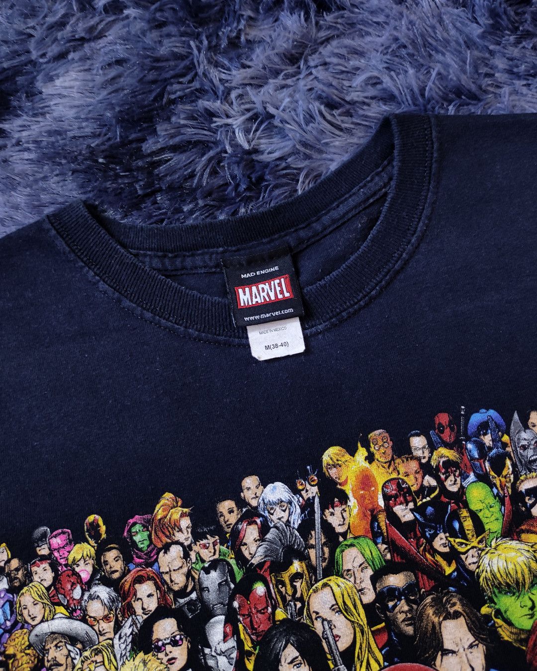 Mad Engine × Marvel Comics Y2K Marvel Civil War Iron Man side tee 🤖 Size US M / EU 48-50 / 2 - 6 Thumbnail