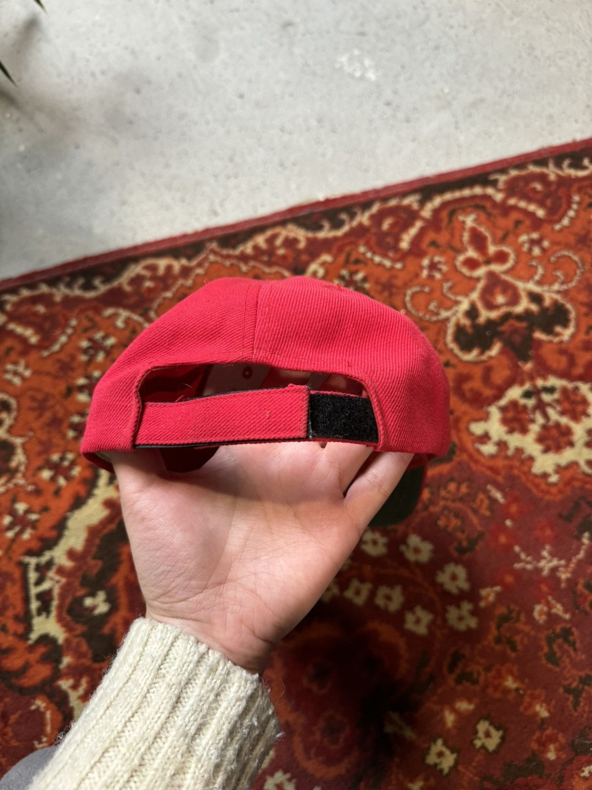 Japanese Brand × Vintage Vintage Y2K Nike Style Hunter Swoosh Logo Drill Cap Size ONE SIZE - 4 Thumbnail