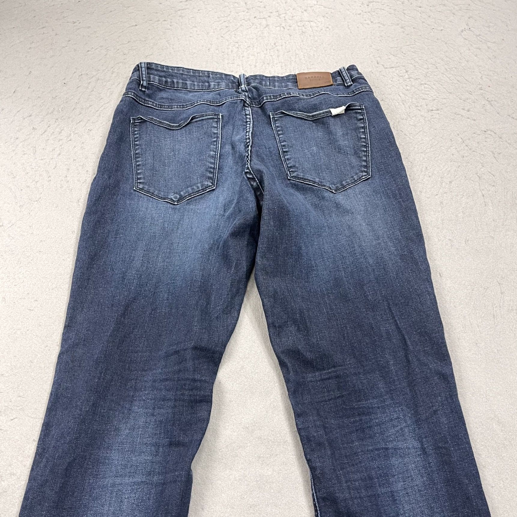 Vintage Barbell Apparel Jeans Mens 34x33 Blue Straight Denim Cotton Blend Casual Modern Size US 34 / EU 50 - 6 Thumbnail