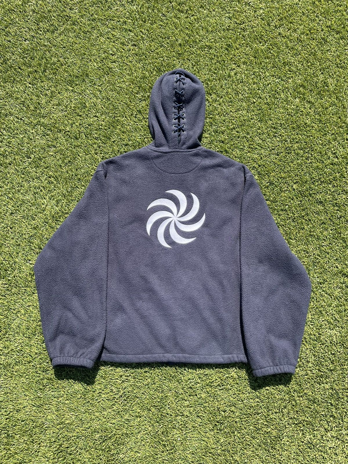 Vetements SS19 Vetements Navy Fleece Gimp Mask Zip Up Bullet Hoodie Size US S / EU 44-46 / 1 - 7 Thumbnail