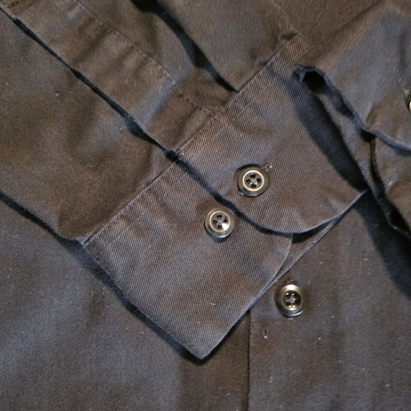 Dickies Men's Black Button-Up Jacket XL Size US XL / EU 56 / 4 - 4 Thumbnail