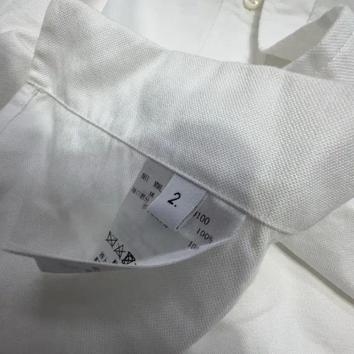 Thom Browne Long Sleeve Shirt with Striped Cuffs -2507