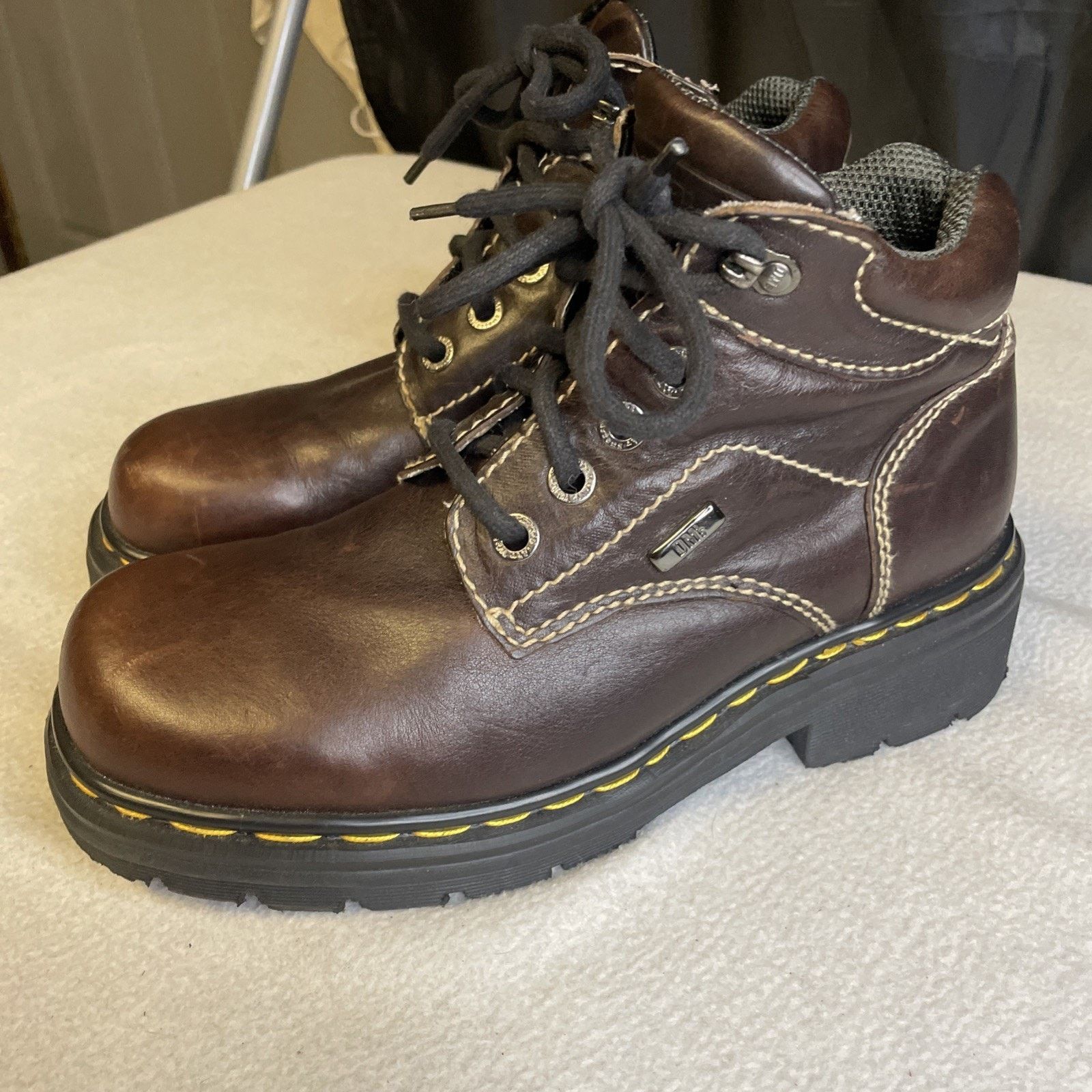 Dr. Martens Vtg Dr. Martens 9271 Made in England Brown Leather Boot UK 7 Size US 8 / EU 41 - 1 Thumbnail