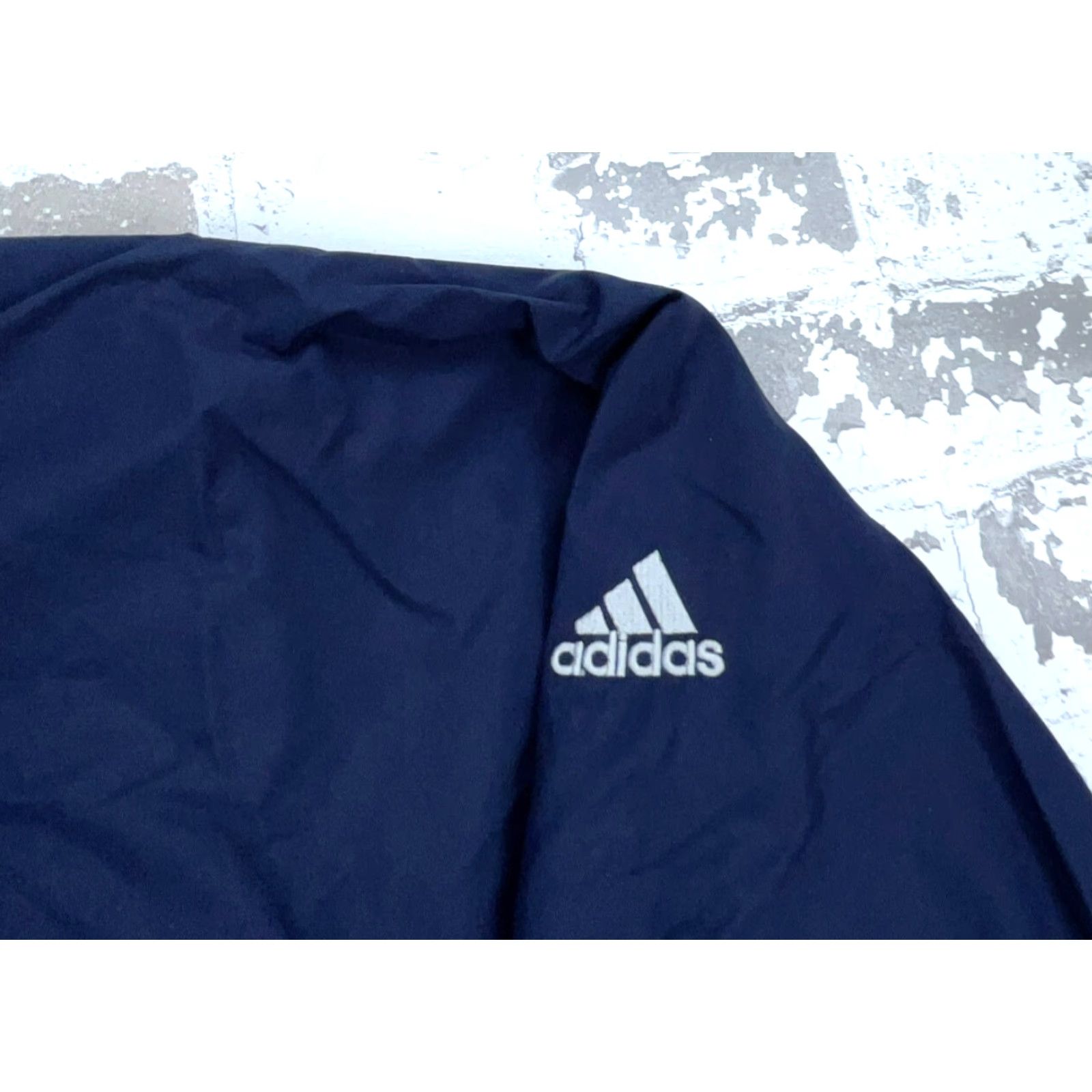 Adidas VINTAGE adidas Jacket Men Medium Blue Gray Windbreaker Track Suit Y2K Pullover Size US M / EU 48-50 / 2 - 3 Thumbnail