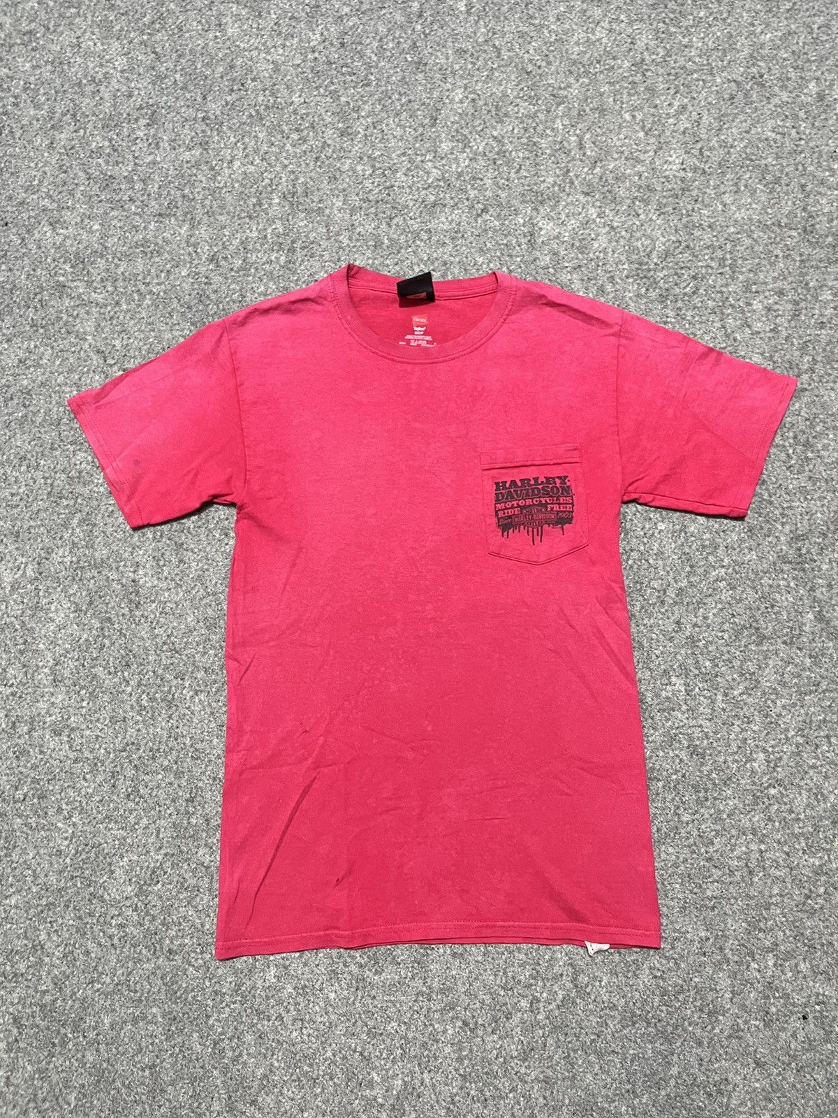 Harley Davidson × Vintage ✅Accept Offer✅Harley Davidson x Hanes Pocket Tee Size US S / EU 44-46 / 1 - 1 Thumbnail
