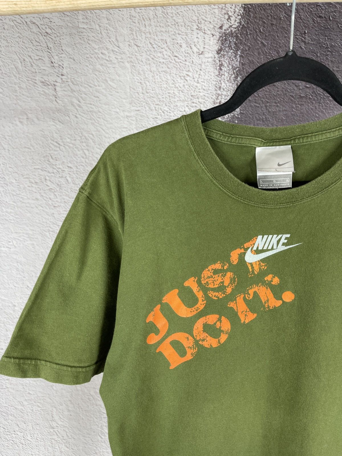 Nike × Vintage Nike vintage 90s y2k logo just do it made in Australia tee Size US L / EU 52-54 / 3 - 6 Thumbnail
