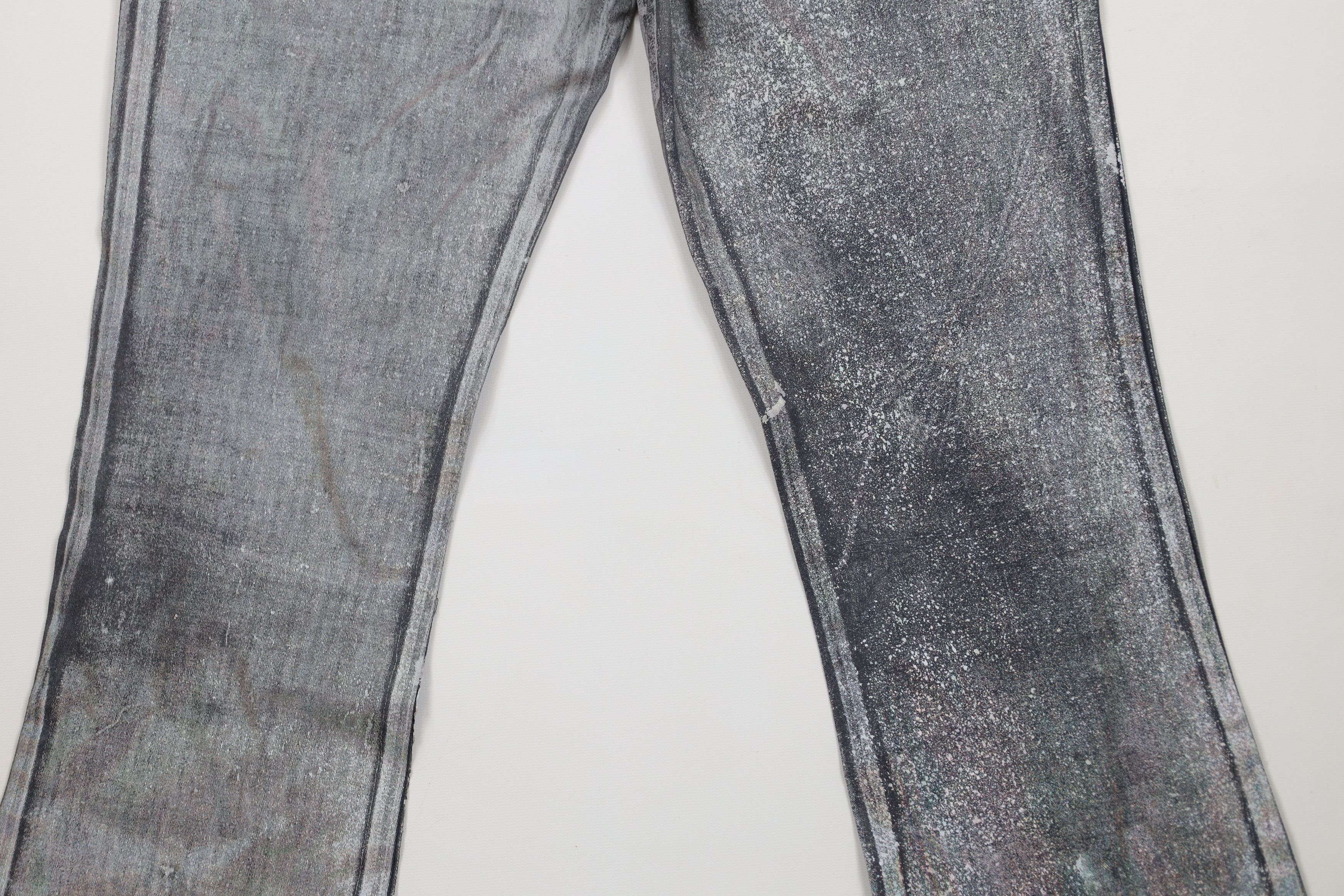 Vintage Vintage 90s Y2K Streetwear Babydoll Rainbow Metallic Jeans Size 28" / US 6 / IT 42 - 11 Thumbnail
