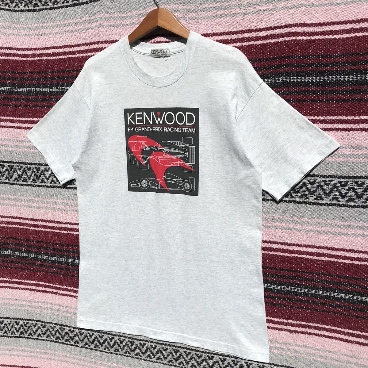 Vintage 💥Rare💥Vintage 90s Kenwood F-1 Grand-Prix Racing Team Tee Size US M / EU 48-50 / 2 - 3 Thumbnail