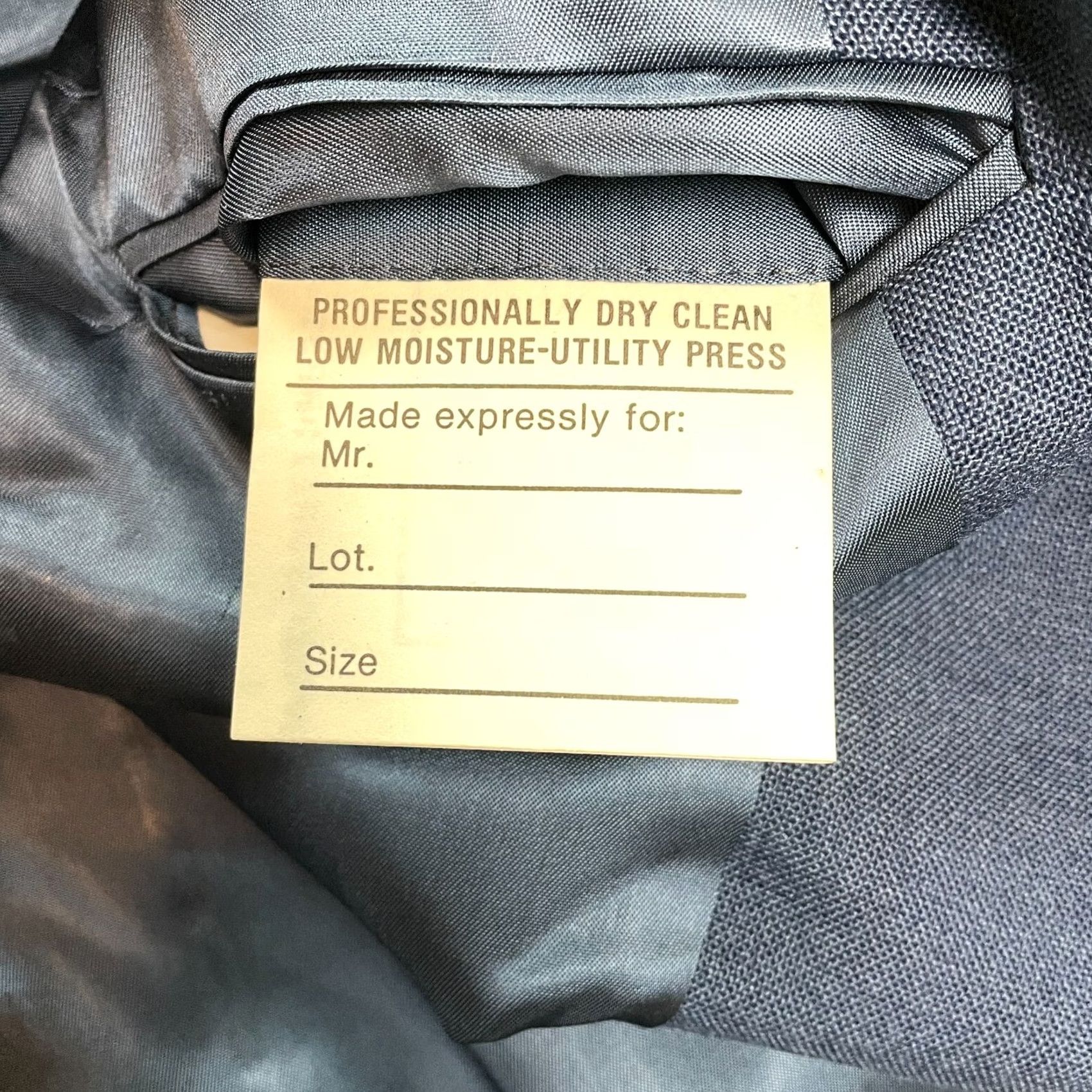 Stanley Blacker Stanley Blacker Blazer Jacket Mens 44 Regular Blue Two-Button Solid Formal Blazer Size 44R - 6 Thumbnail