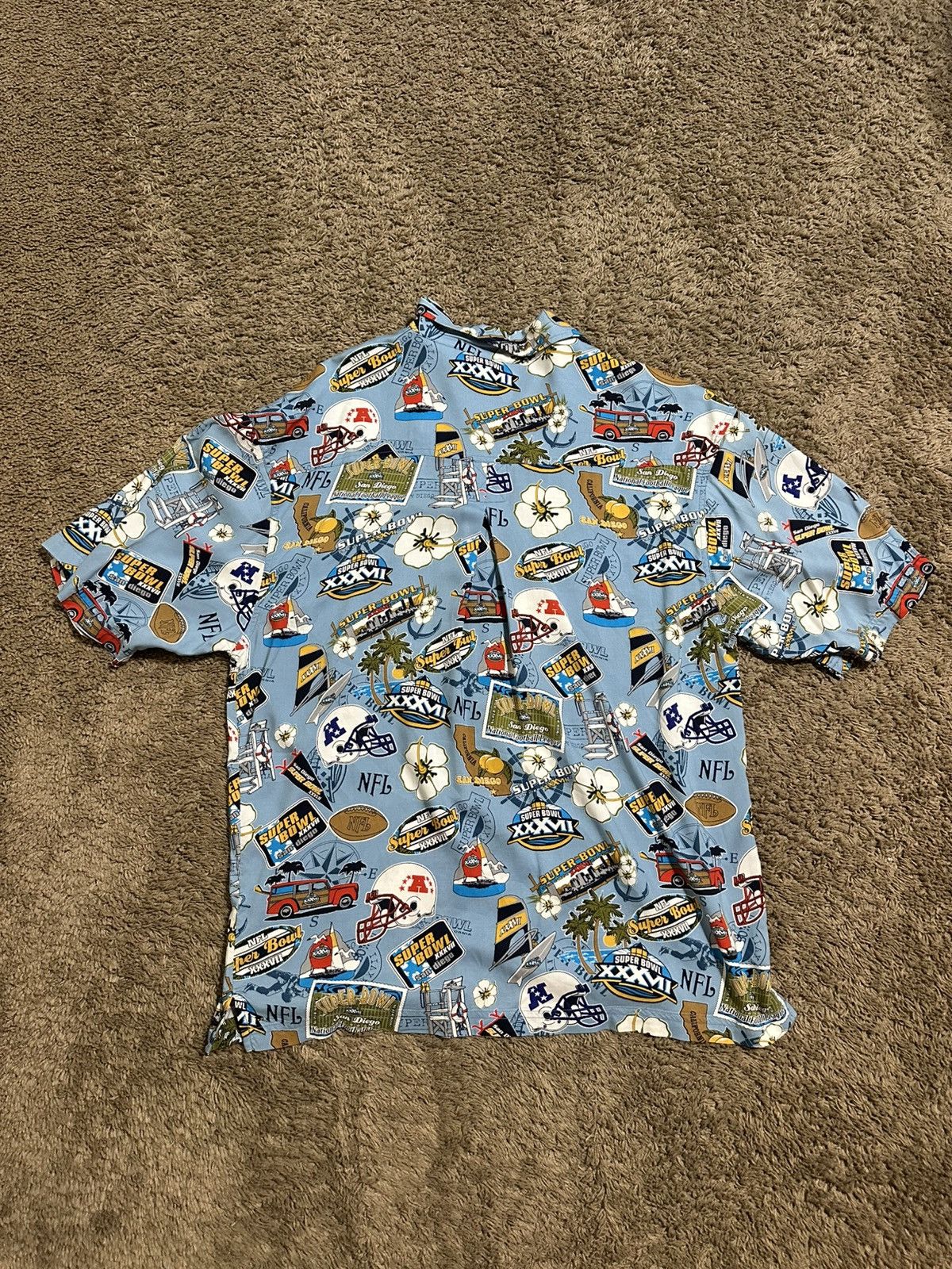 Anti Social Social Club Vintage NFL Super Bowl “San Diego” shirt 00s size large Size US L / EU 52-54 / 3 - 6 Thumbnail