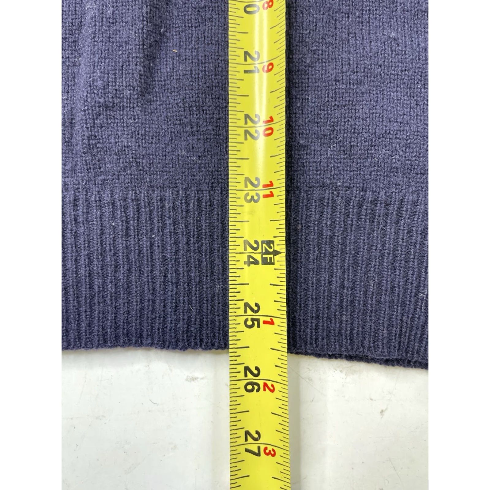 Ralph Lauren VINTAGE Polo Ralph Lauren Sweater Mens M Blue Wool V-Neck Pullover Size US M / EU 48-50 / 2 - 5 Thumbnail