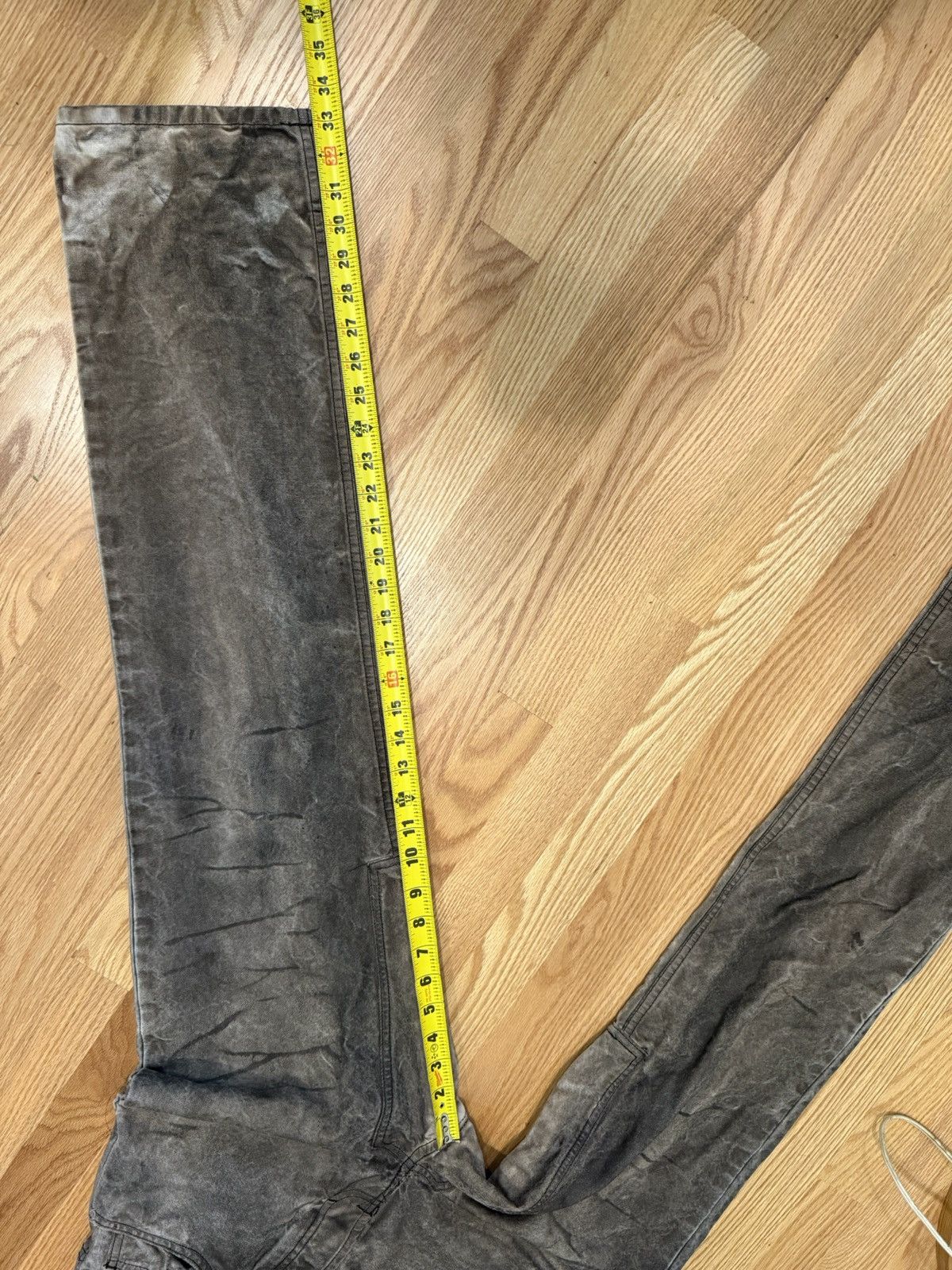 Rick Owens Distressed Slab Jeans Size US 30 / EU 46 - 15 Thumbnail