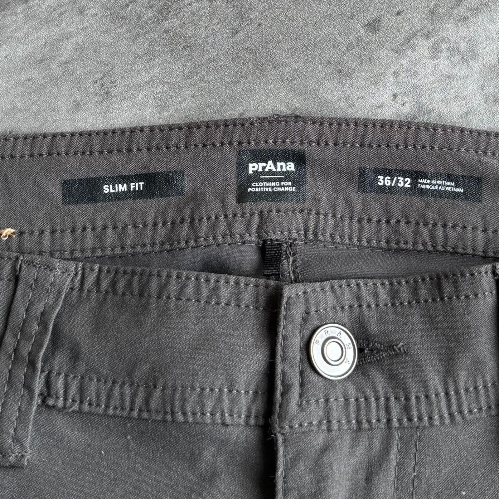 Japanese Brand × Prana × Vintage Prana Wolf Grey Slim Fit Lightweight Casual Chino Pants Size US 36 / EU 52 - 4 Thumbnail