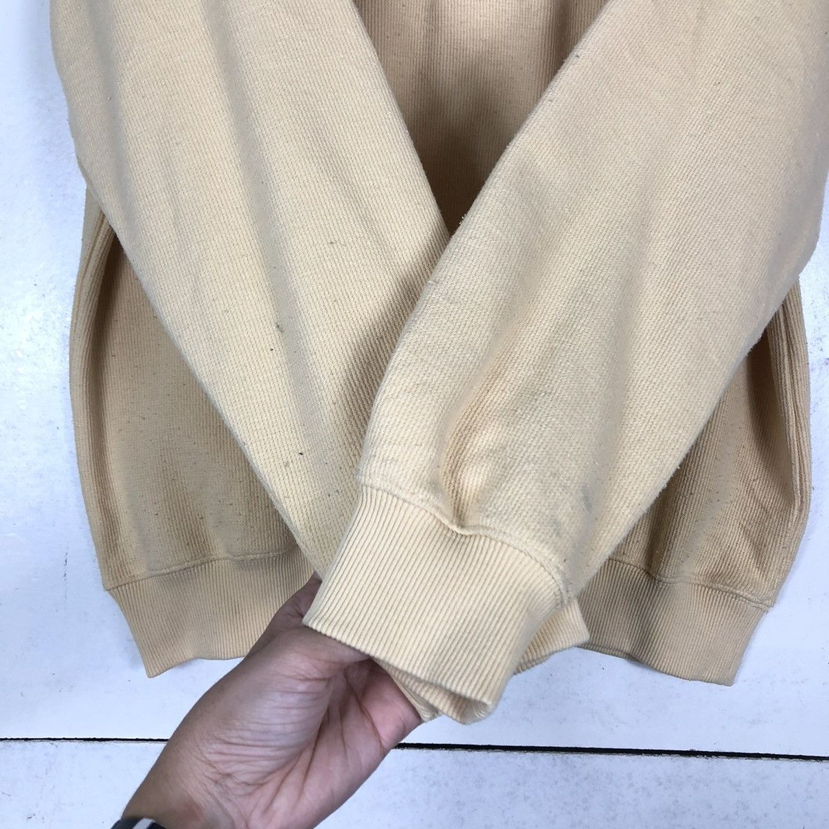 Japanese Brand VINTAGE HIGH COLLAR SWEATSHIRT GIANNI VALENTINO ISSEYMIYAKE Size US L / EU 52-54 / 3 - 13 Thumbnail