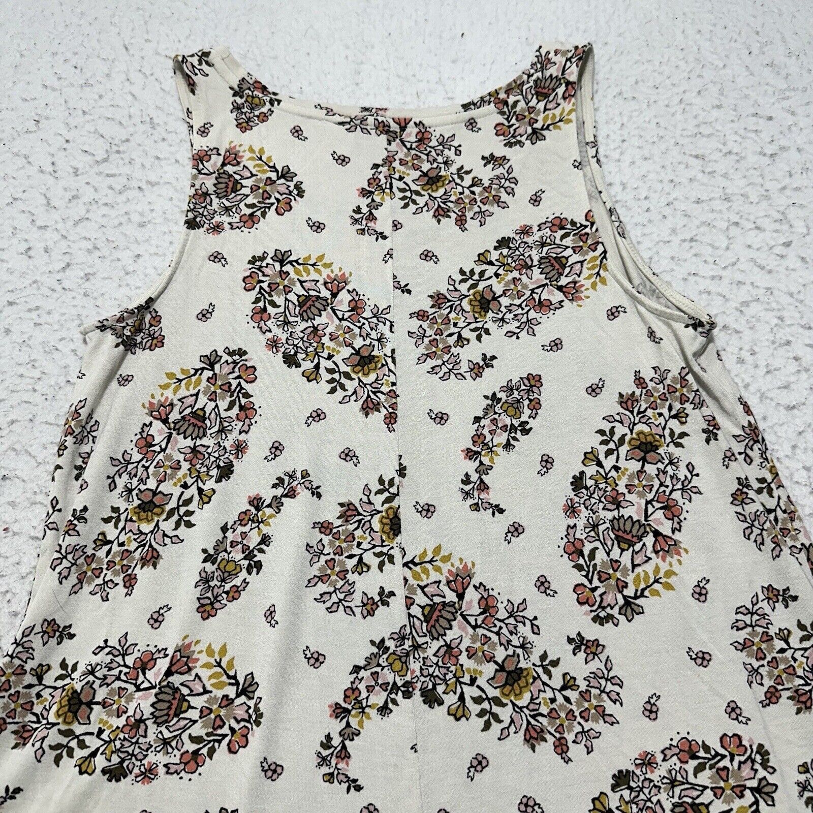 Old Navy Old Navy Luxe Women's XS Sleeveless Tank Top Floral Blouse Size XS / US 0-2 / IT 36-38 - 8 Thumbnail