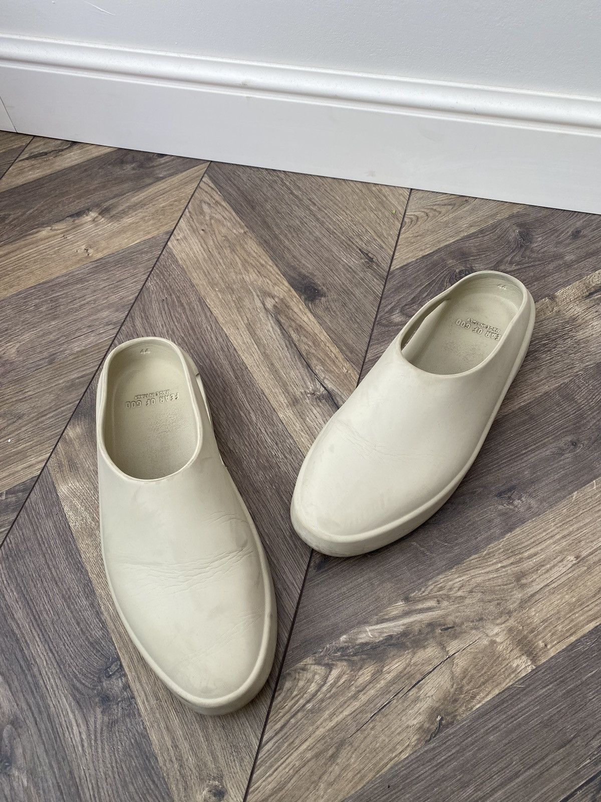 Designer × Fear of God × Vintage FEAR OF GOD THE CALIFORNIA 2.0 SNEAKER MULE BEIGE Size US 10 / EU 43 - 2 Thumbnail