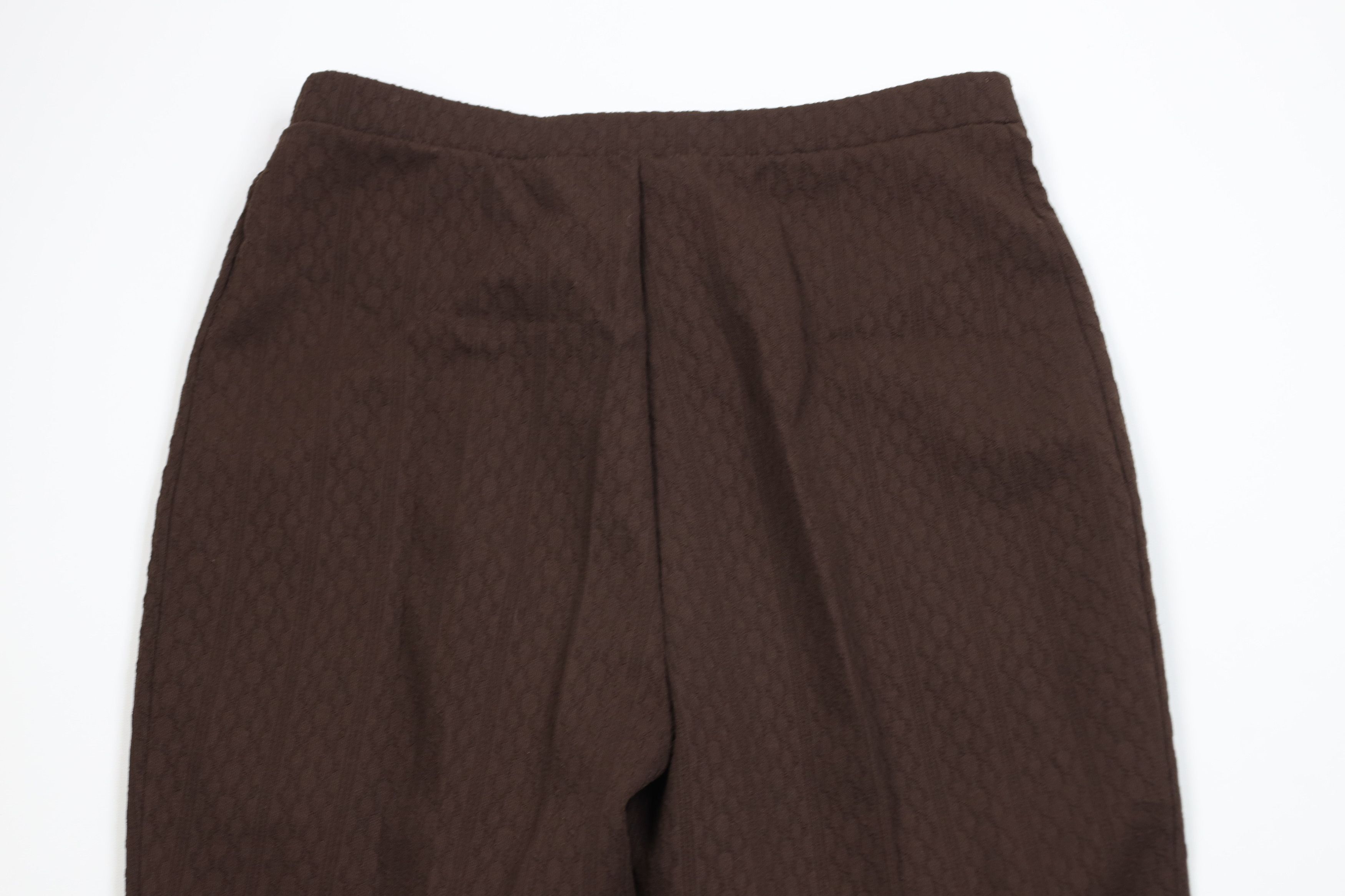 Vintage Vintage 70s Streetwear Knit Bell Bottoms Pants Brown USA Size 38" / US 16 / IT 52 - 8 Thumbnail
