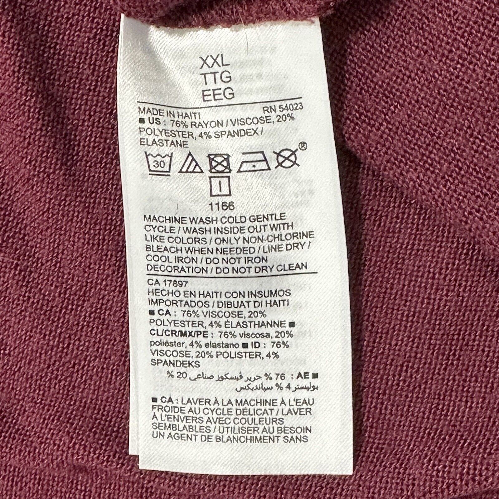 Old Navy Old Navy XXL V-Neck Sweater Burgundy / Maroon Pullover Size XXL / US 16-18 / IT 52-54 - 3 Thumbnail