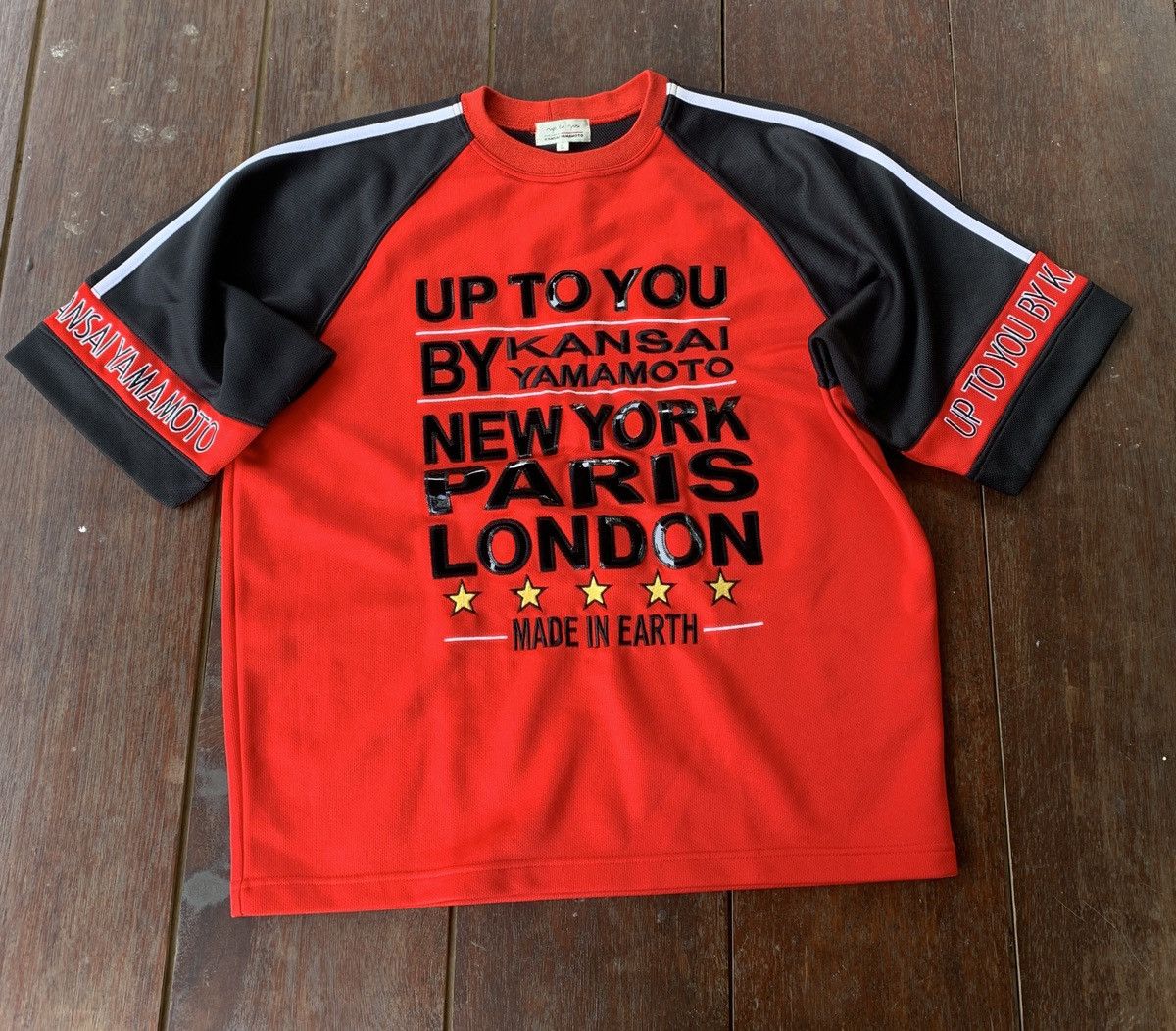Kansai Yamamoto 90s Kansai Yamamoto Japan Baggy tee Size US L / EU 52-54 / 3 - 1 Thumbnail