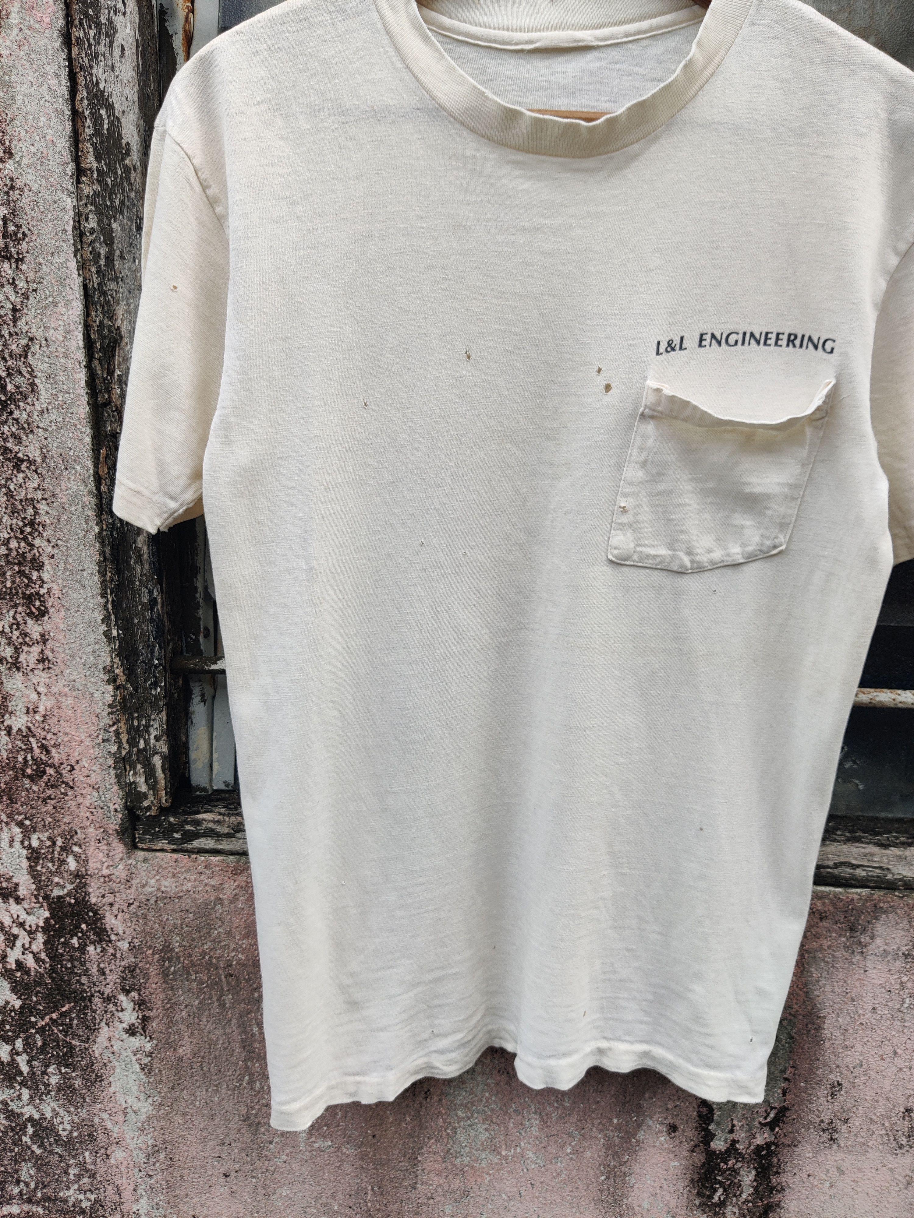 Caterpillar Vintage Distressed L&L Engineering Caterpillar Shirt Size US S / EU 44-46 / 1 - 7 Thumbnail
