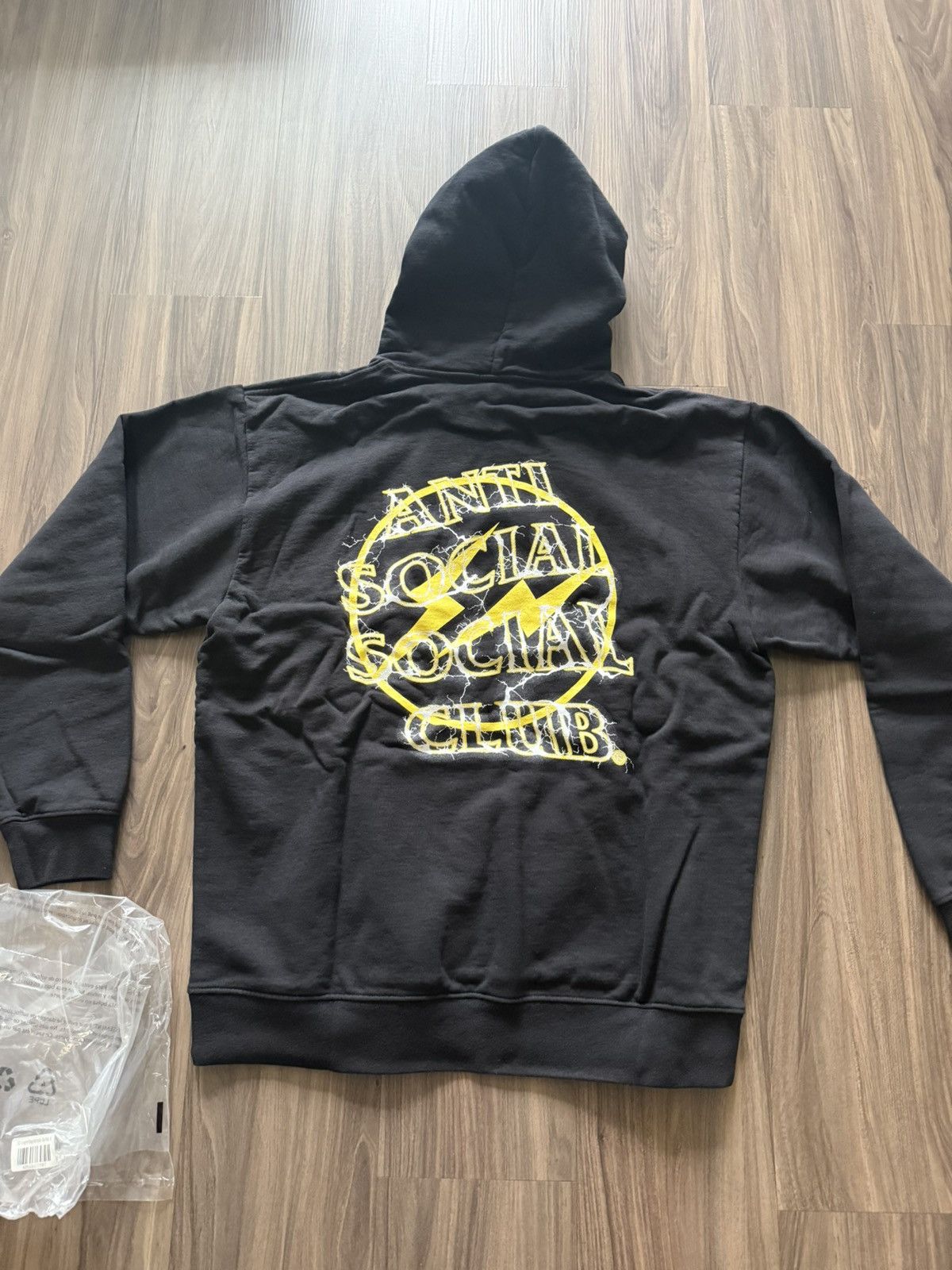 Anti Social Social Club × Fragment Design Anti Social Social Club x Fragment Design Hoodie Black XL Size US XL / EU 56 / 4 - 4 Thumbnail