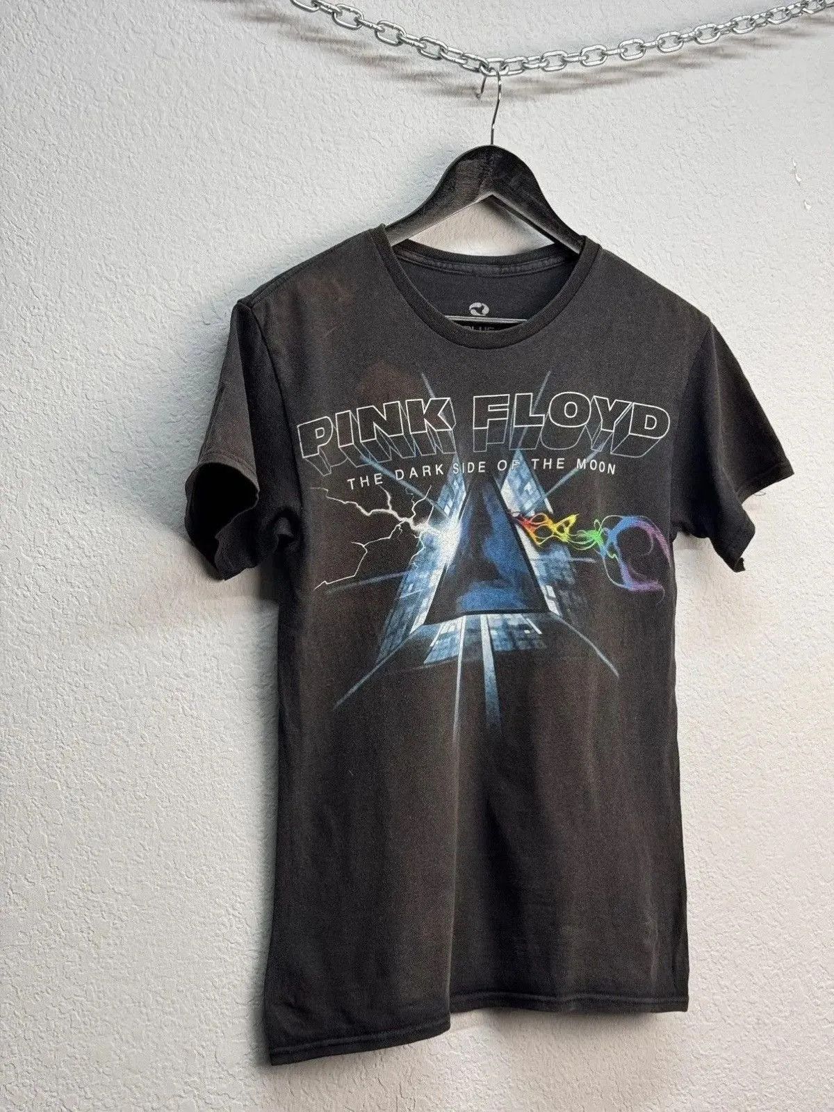 Band Tees Pink Floyd Band The Dark Side of The Moon faded Size US M / EU 48-50 / 2 - 2 Thumbnail