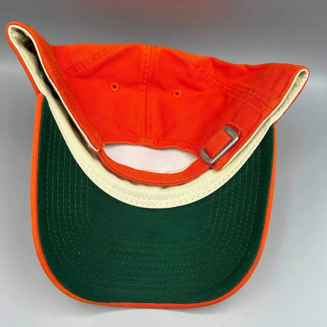 Adidas Miami Hurricanes Hat Men Embroidered Strap Back Cap Cotton Size ONE SIZE - 7 Thumbnail
