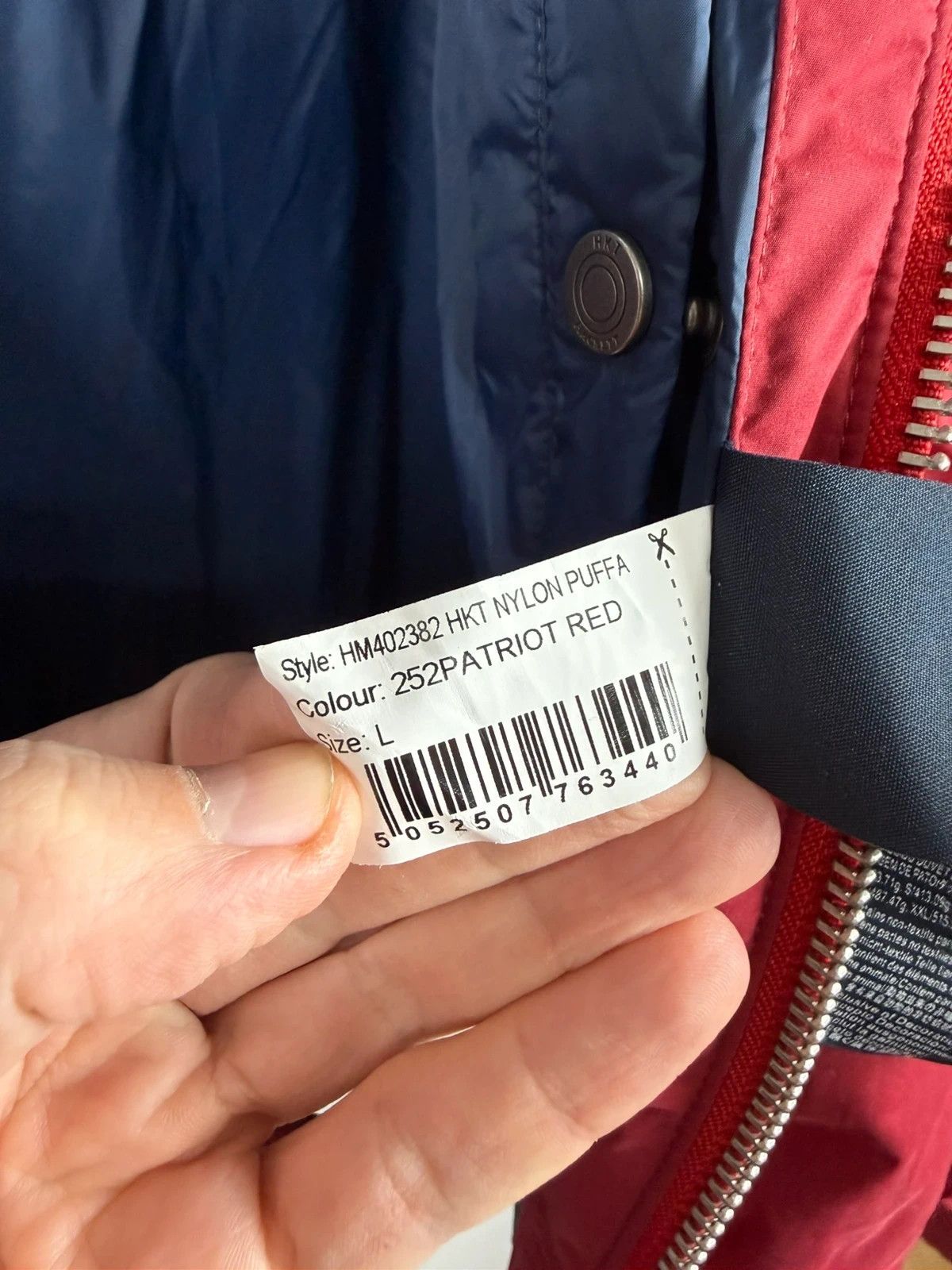 Hackett HKT Hackett Patriot Down Puffer Jacket size L Size US L / EU 52-54 / 3 - 14 Thumbnail