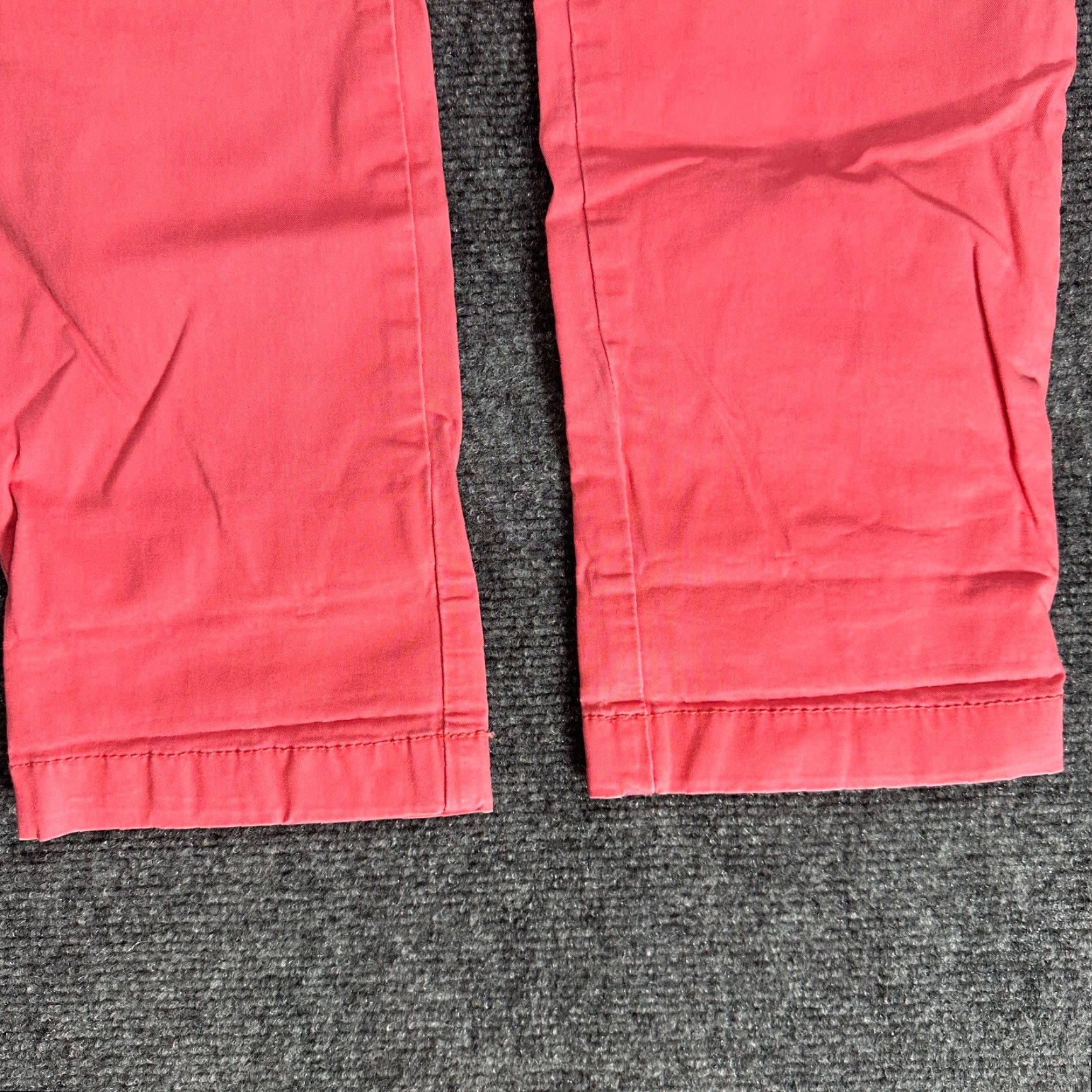 Tommy Hilfiger Tommy Hilfiger Pants Womens 6 Pink Cotton Stretch Slim Ankle Chino Pockets Size 28" / US 6 / IT 42 - 2 Thumbnail