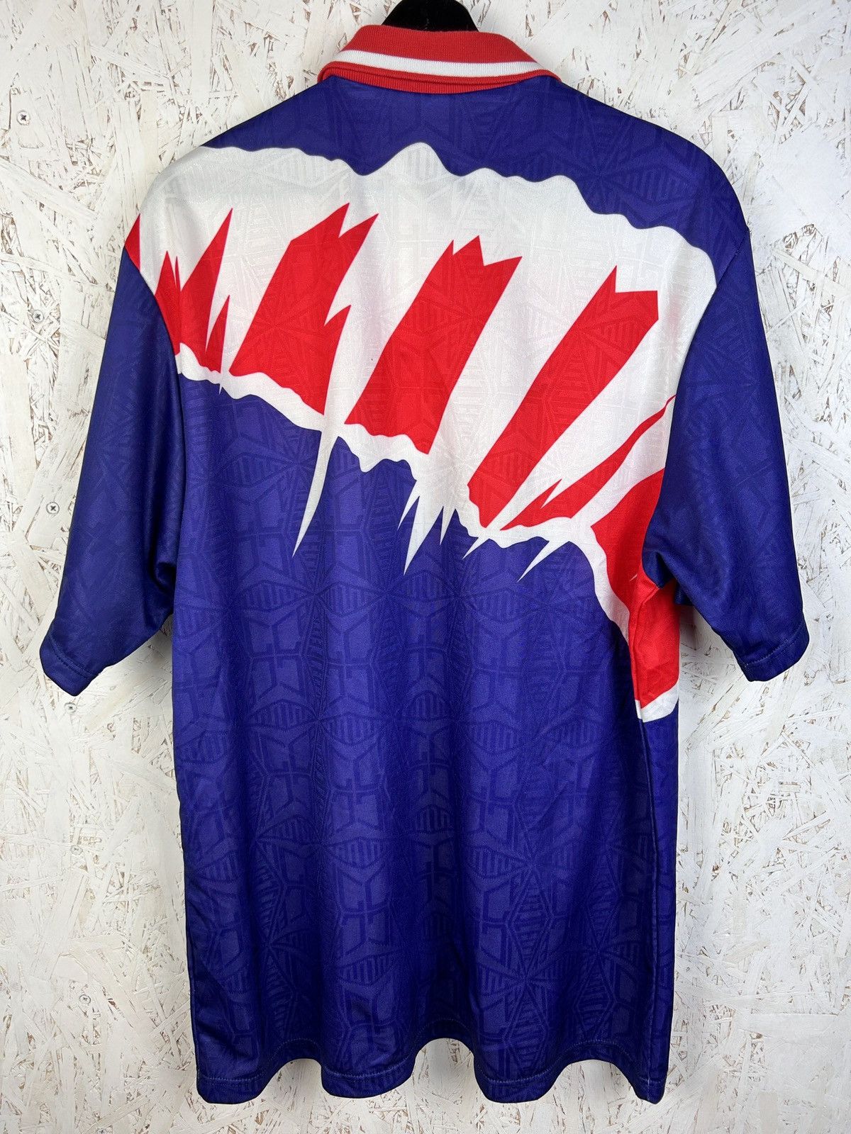 Umbro 90s Vintage Umbro 1992 Blank England Team Style Fan Jersey Size US XL / EU 56 / 4 - 6 Thumbnail