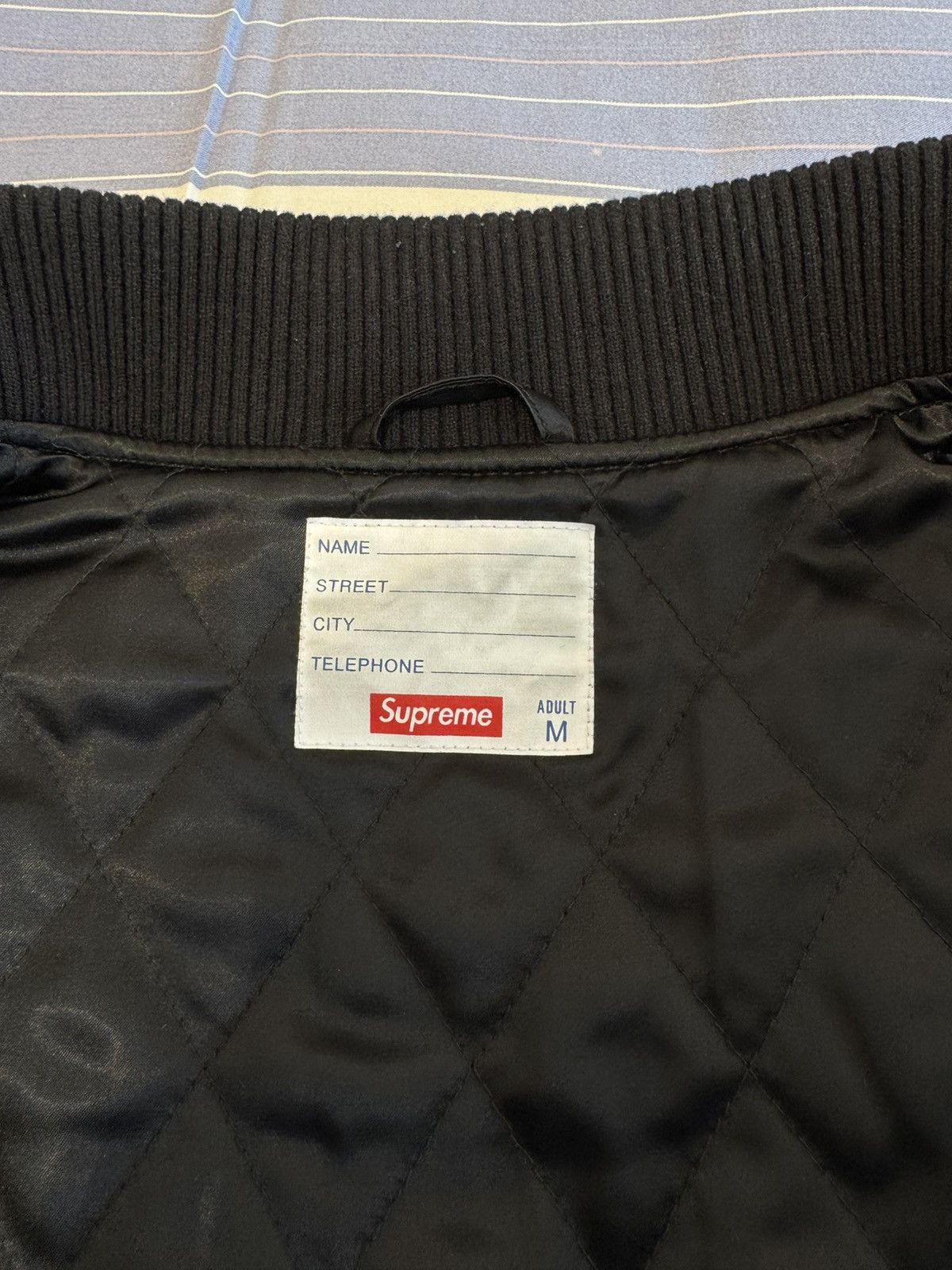 Supreme Supreme Motion Logo Varsity Jacket Size M Size US M / EU 48-50 / 2 - 13 Thumbnail