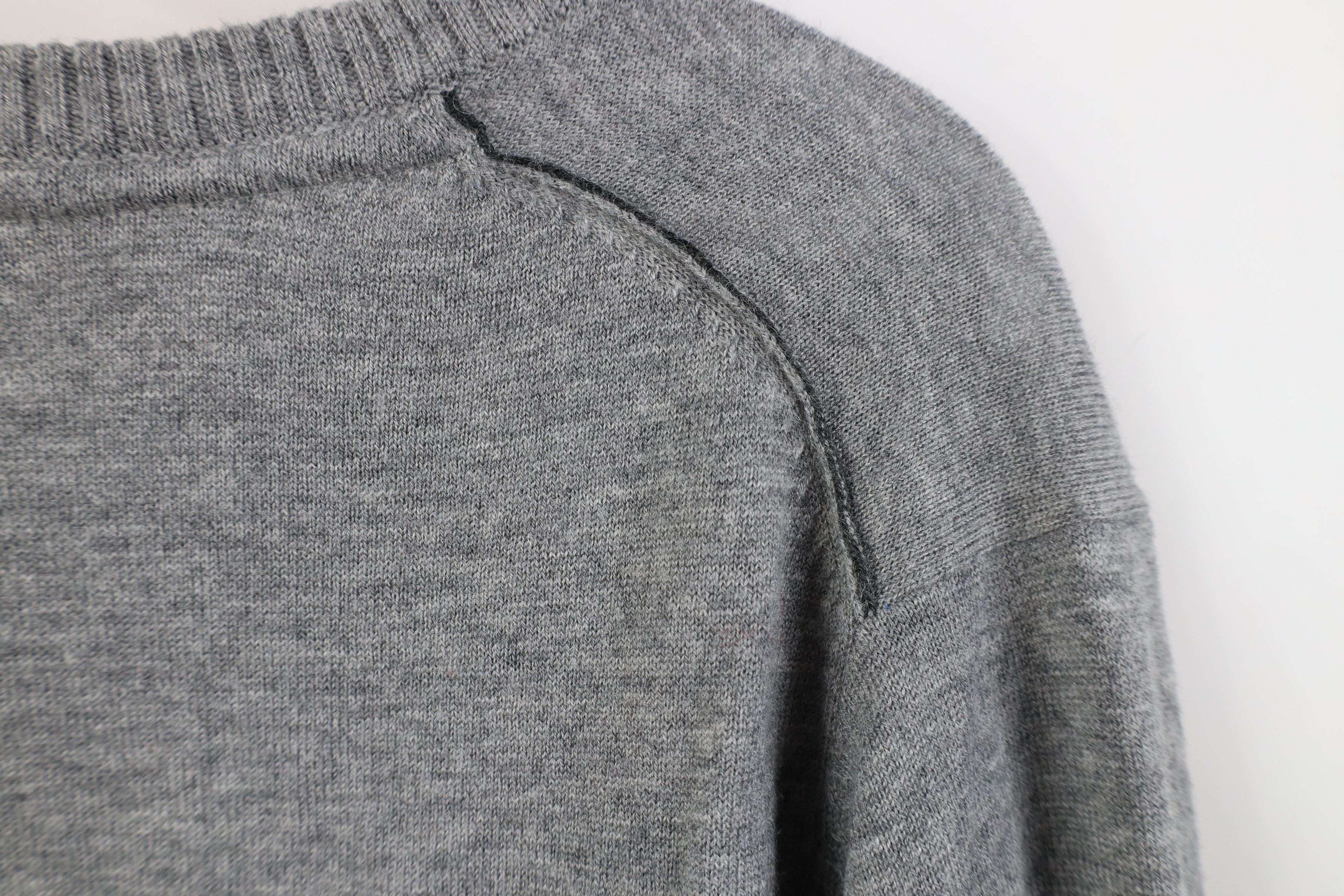 Napapijri Napapijri Geographic Lightweight Wool V-Neck Sweater Gray Size US M / EU 48-50 / 2 - 13 Thumbnail