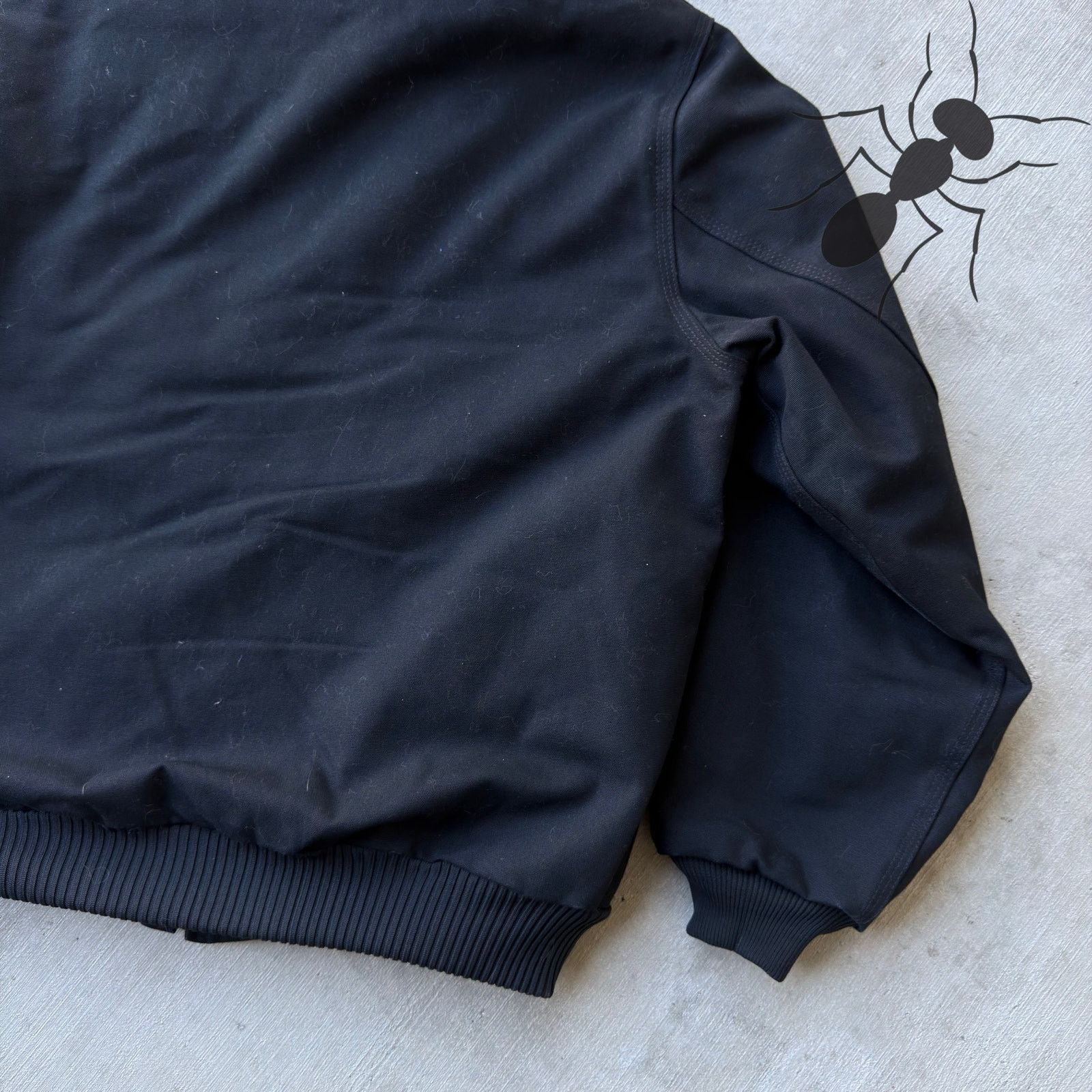 Carhartt × Vintage Vintage Y2K Carhartt black hooded work wear jacket Size US XL / EU 56 / 4 - 8 Thumbnail