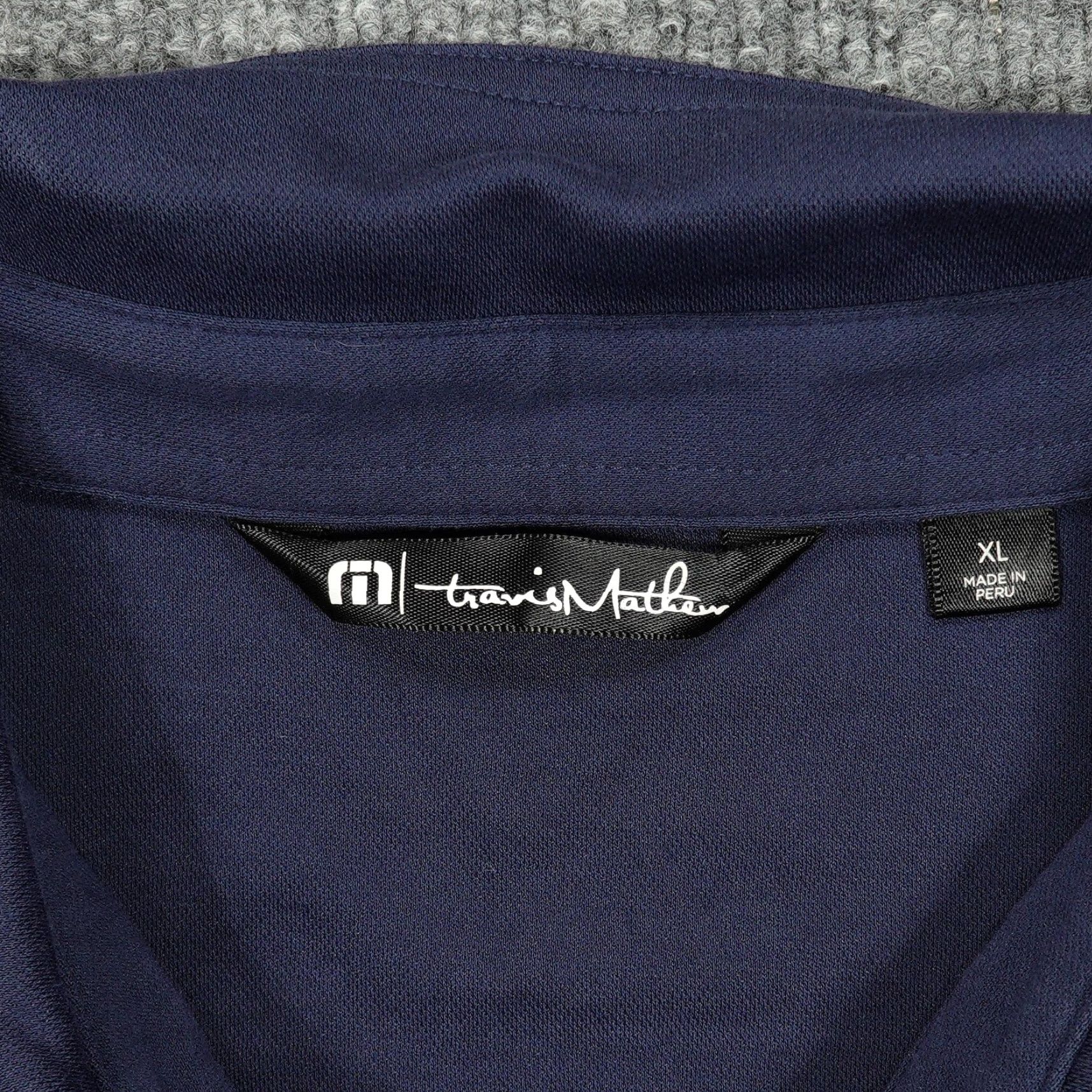 TravisMathew **Travis Mathew Men XL Navy Blue Golf Polo Shirt OAKS** User: Travis Mathew Men XL Navy Blue Golf Performance Polo Shirt OAKS Size US XL / EU 56 / 4 - 4 Thumbnail