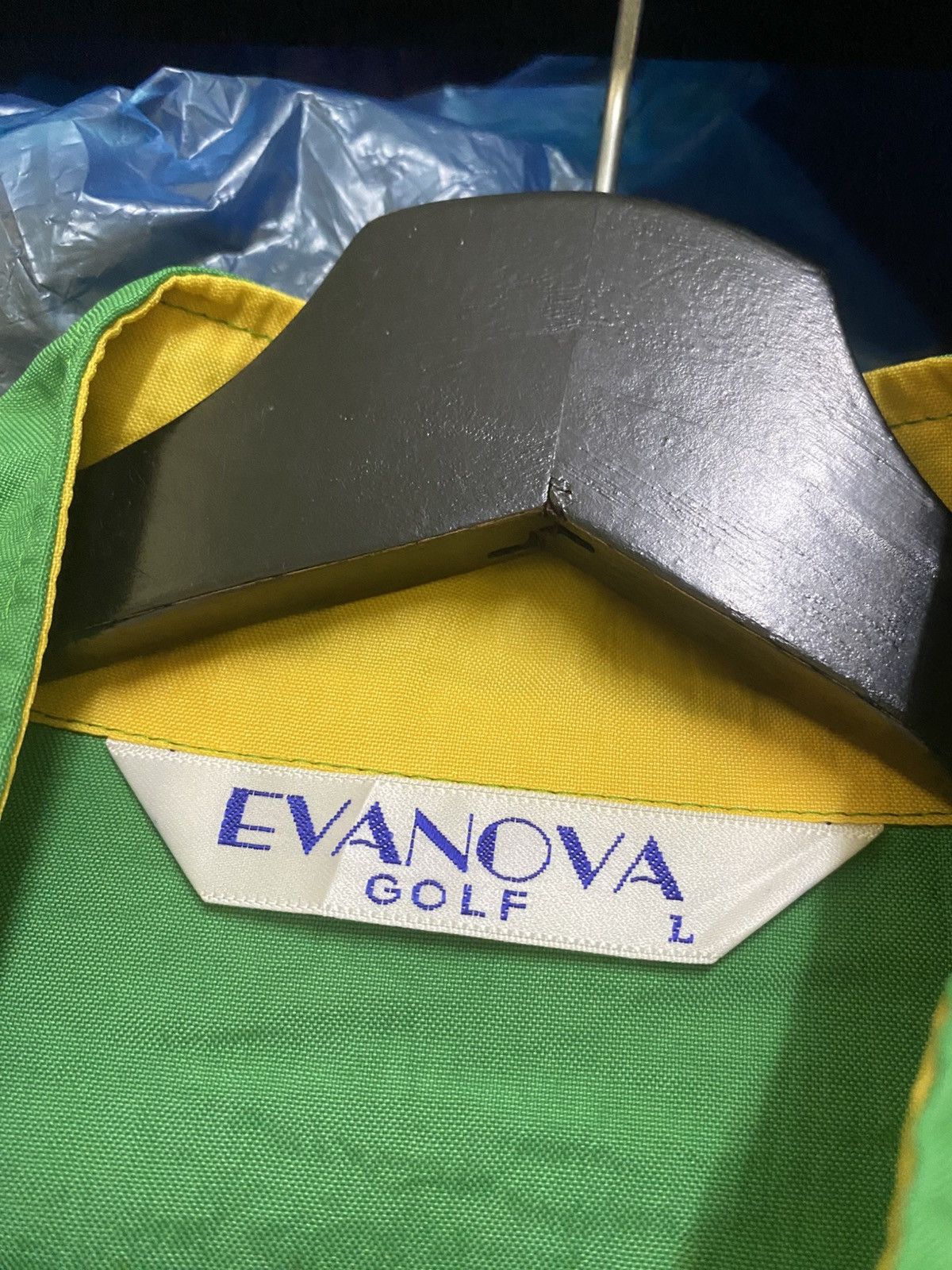 Vintage EVANOVA Golf Sails on the Field Green Pullover Jacket Size US L / EU 52-54 / 3 - 4 Thumbnail