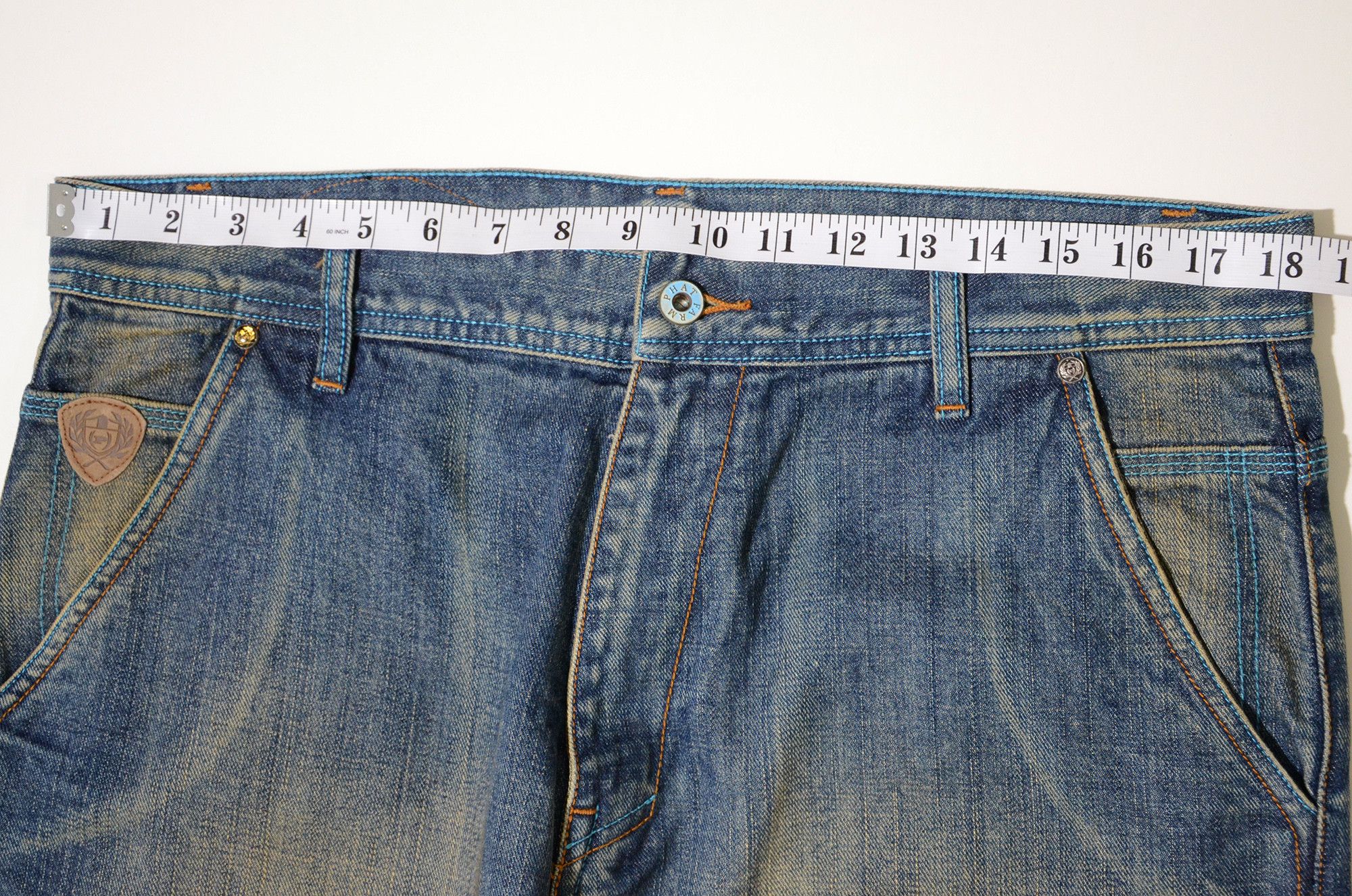 Phat Farm [Back Pocket Button Missing] Loose Fit 90s Hiphop Size US 34 / EU 50 - 11 Thumbnail