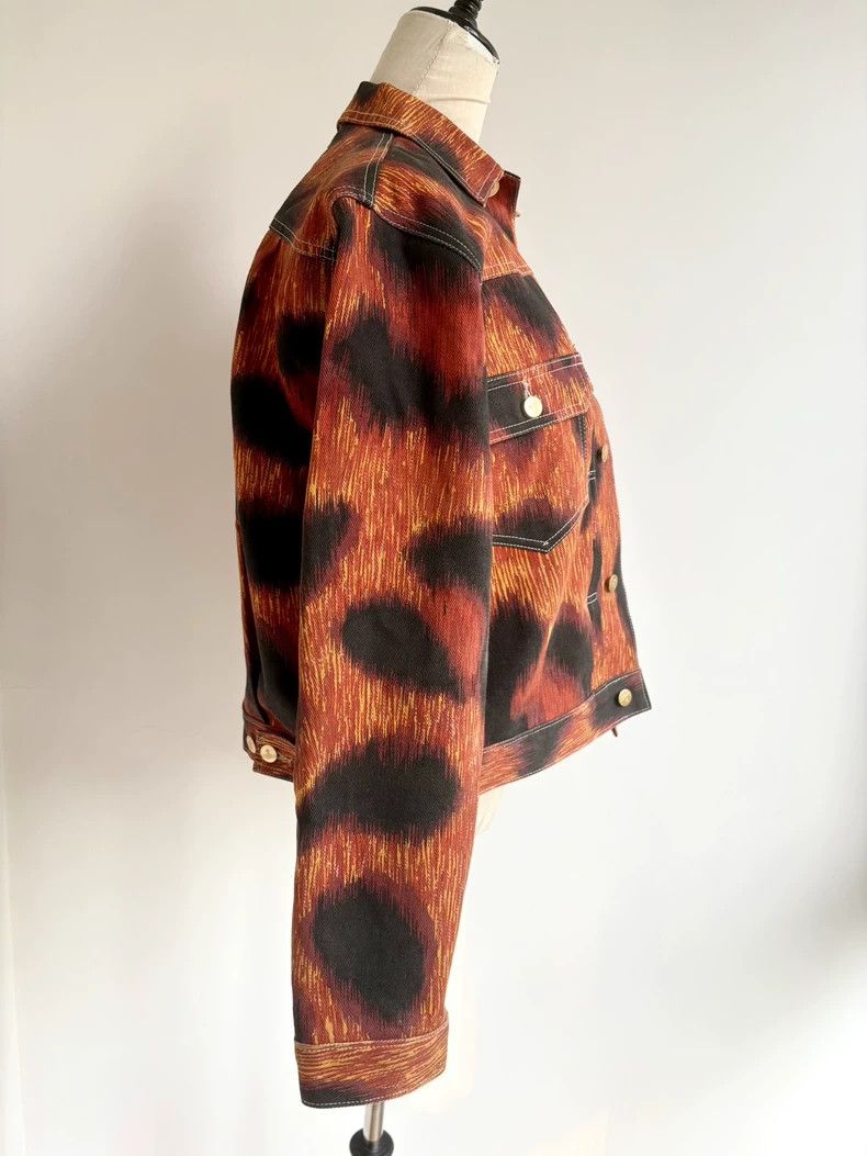 Vivienne Westwood Vivienne Westwood Used orange leopard print old gold tag g Size M / US 6-8 / IT 42-44 - 4 Thumbnail