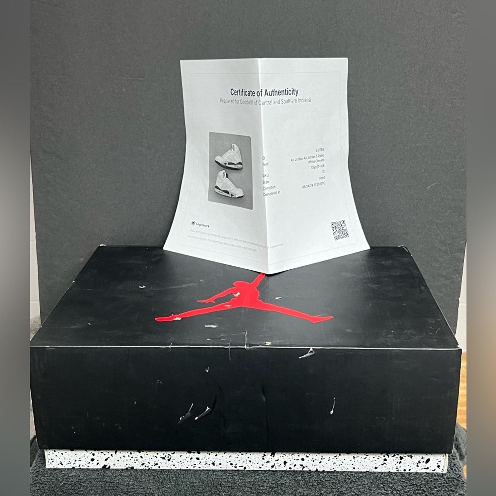 Jordan Brand Size 10 - Air Jordan 5 Retro White Cement Size US 10 / EU 43 - 11 Thumbnail