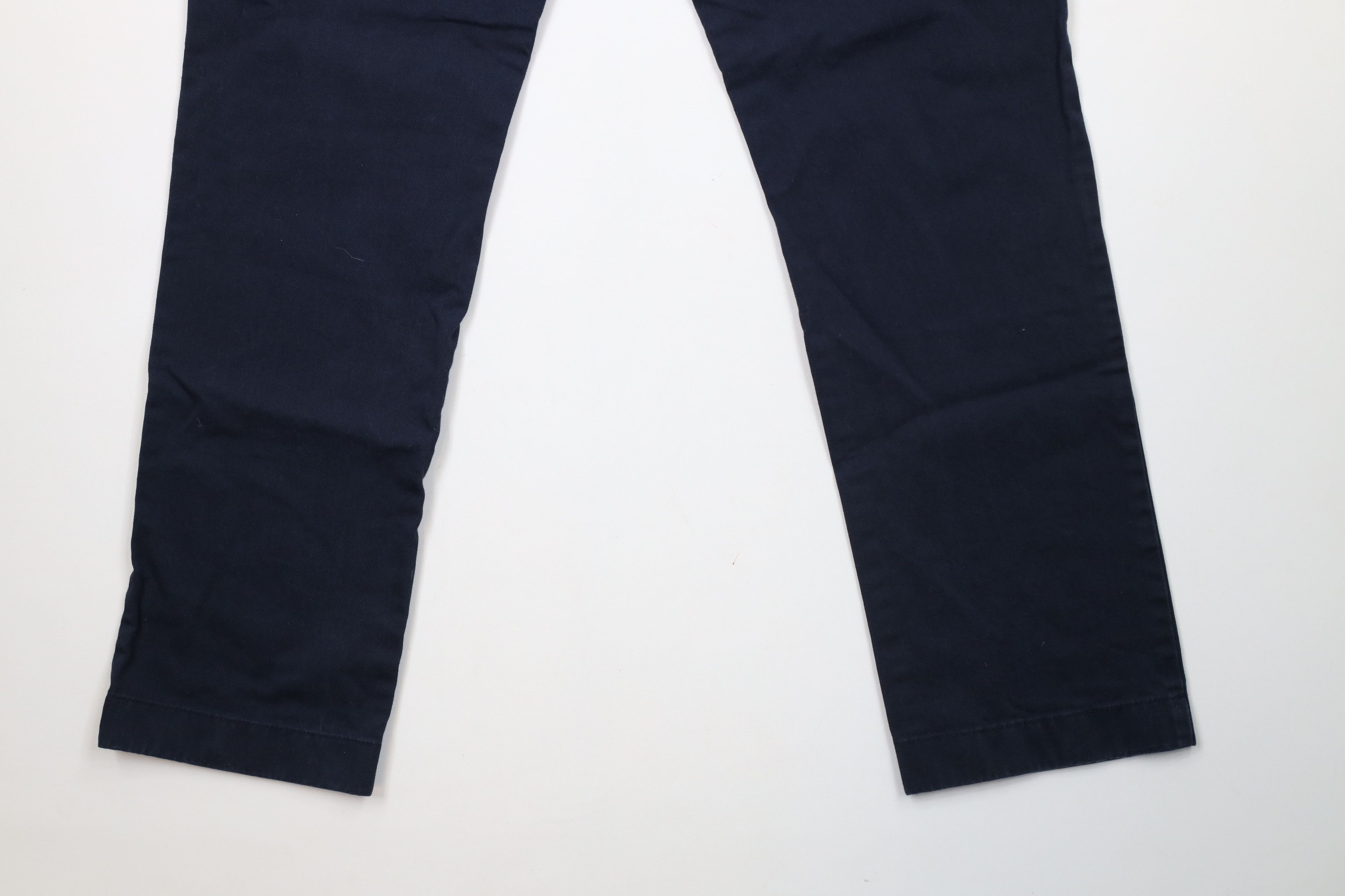 J.Crew × Vintage J Crew The Sutton Straight Leg Cotton Chino Pants Navy Blue Size US 32 / EU 48 - 10 Thumbnail
