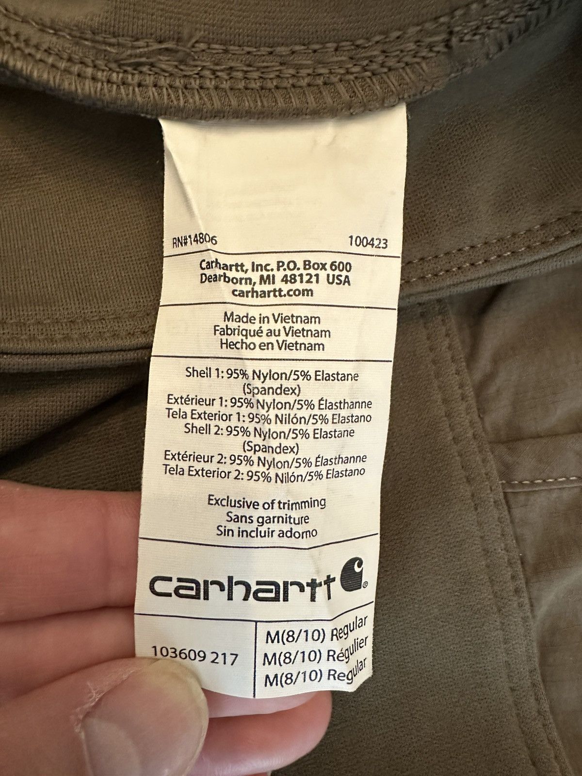 Carhartt Carhartt Leggings Womens Army Green Utility Pockets-Medium Size 30" / US 8 / IT 44 - 8 Thumbnail