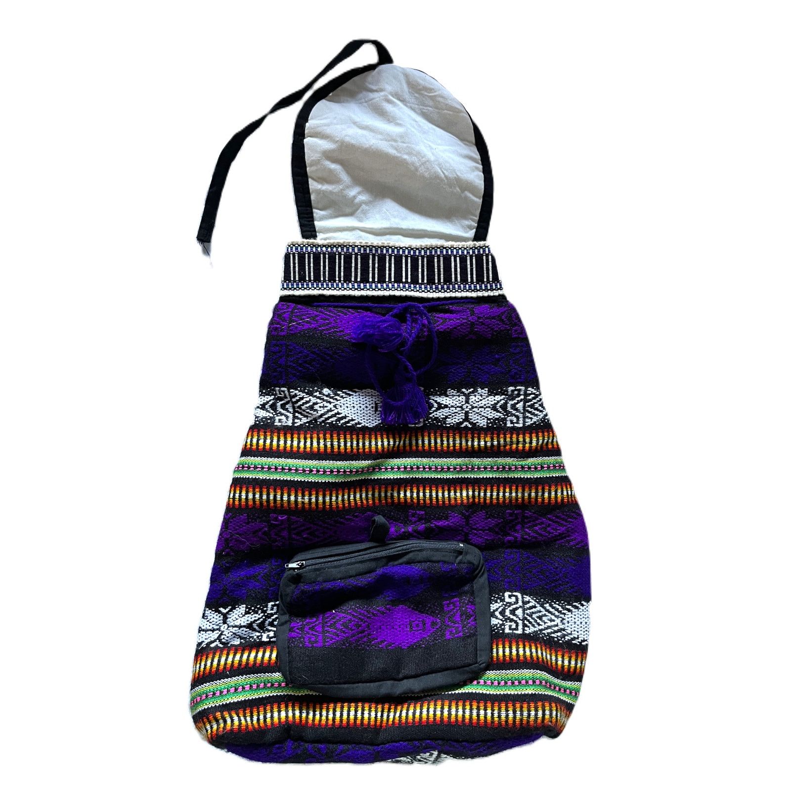 Other Purple Boho Hippie Backpack Size ONE SIZE - 2 Thumbnail