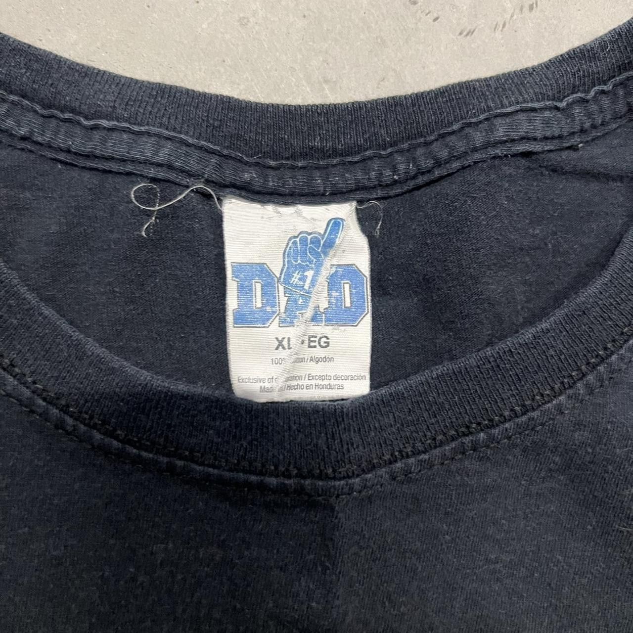 Vintage Vintage Y2K/2000s Funny Dad Joke Comedy Black Graphic Tee! Size US XL / EU 56 / 4 - 4 Thumbnail
