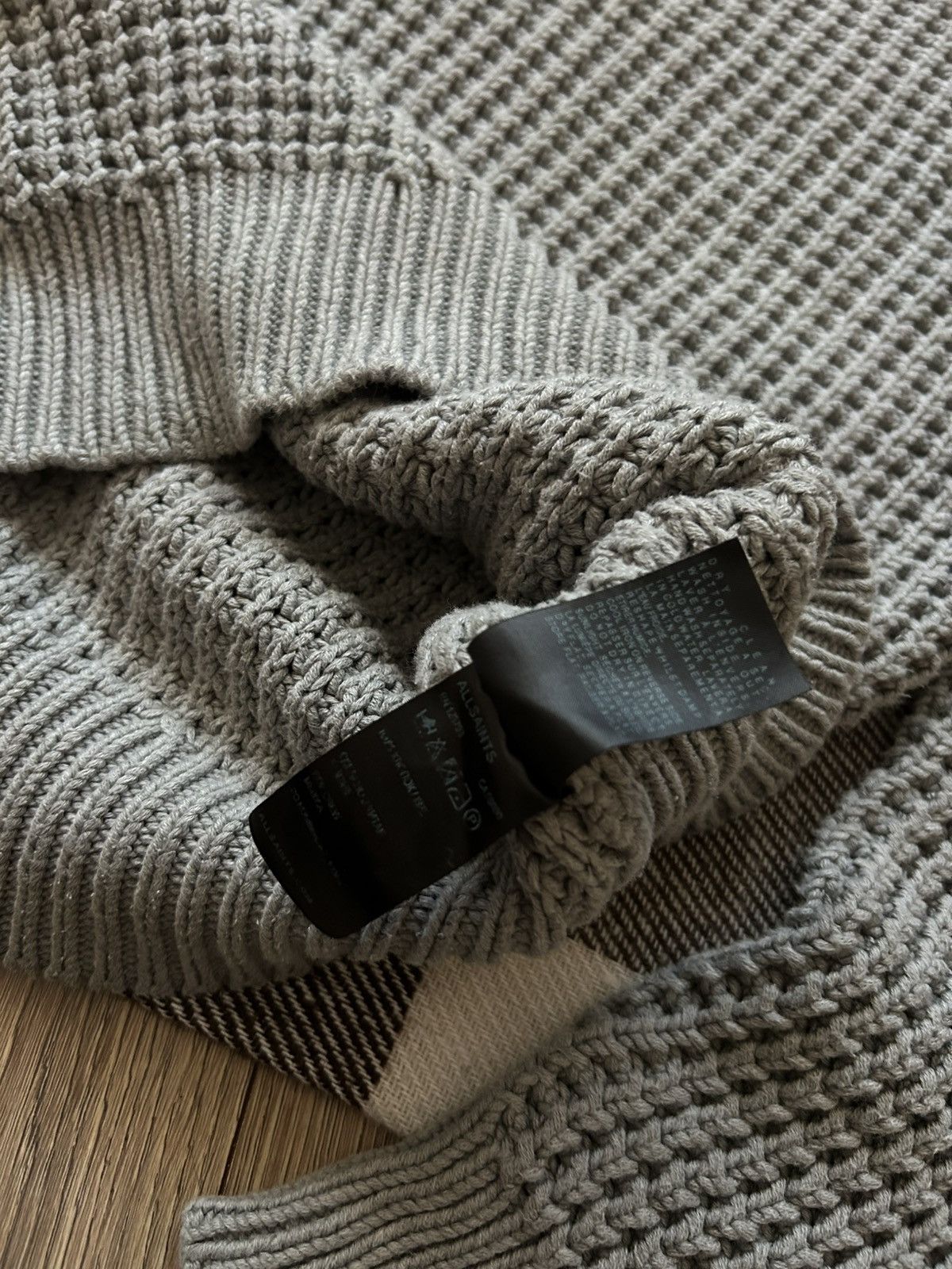 Allsaints × Japanese Brand Allsaints heavy knit-sweatshirt mens Japanese style Size US M / EU 48-50 / 2 - 4 Thumbnail