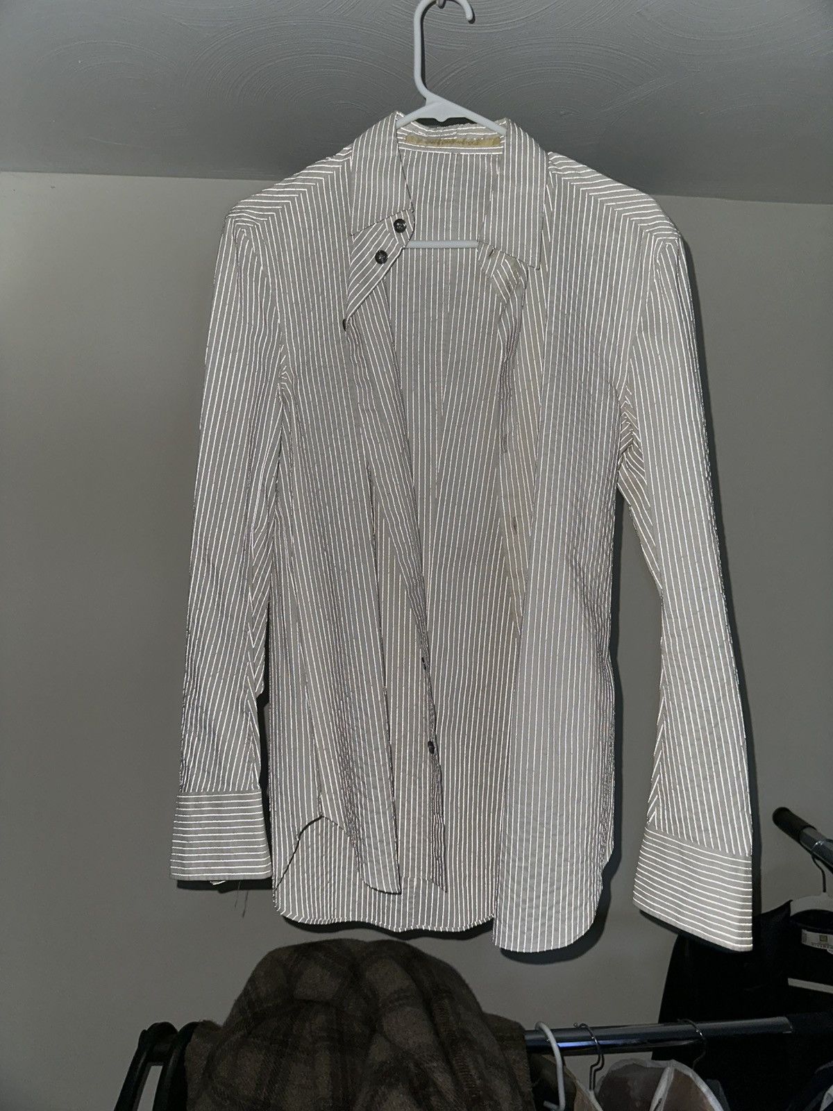 Carol Christian Poell Carol Christian Poell 2010 XLight Reflective Button Up Shirt Size US S / EU 44-46 / 1 - 1 Thumbnail