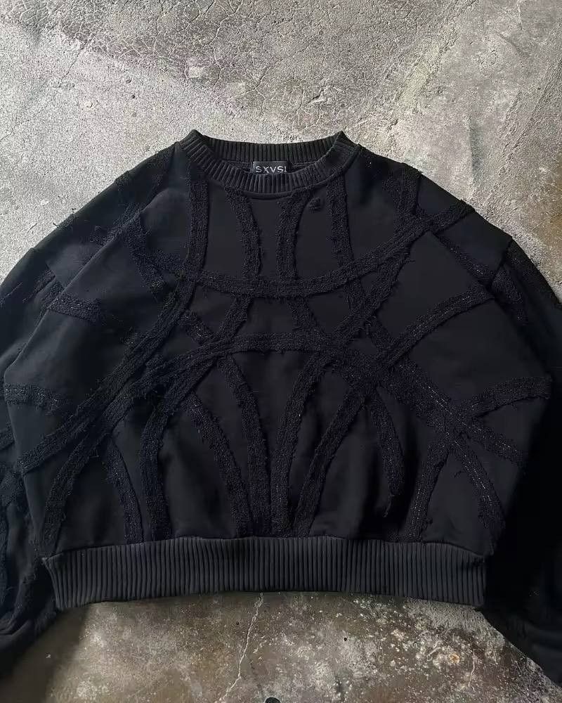 Japanese Brand × Vintage retro long-sleeve sweater. Size US XL / EU 56 / 4 - 6 Thumbnail