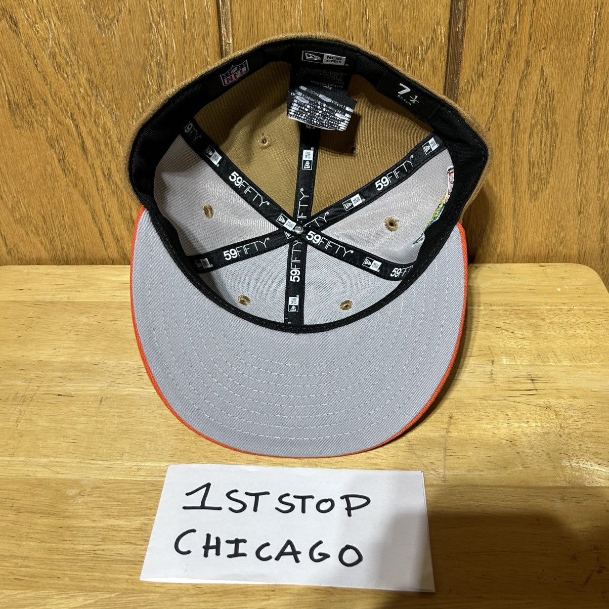 NFL × New Era Ty Mathis Chicago Bears New Era Fitted 7 1/4 NFL NEW Size ONE SIZE - 6 Thumbnail