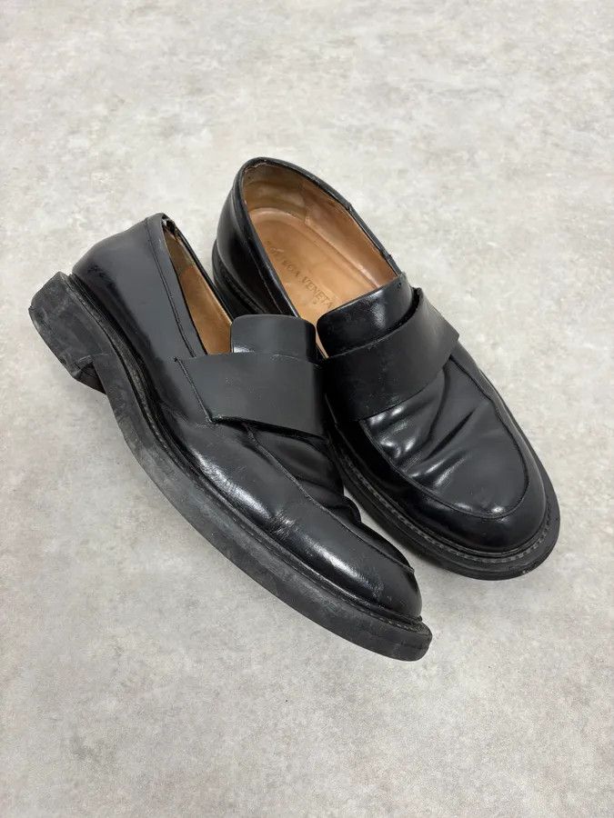 Bottega Veneta 2000s Bottega Veneta Black Leather Loafers Size US 9 / EU 42 - 5 Thumbnail